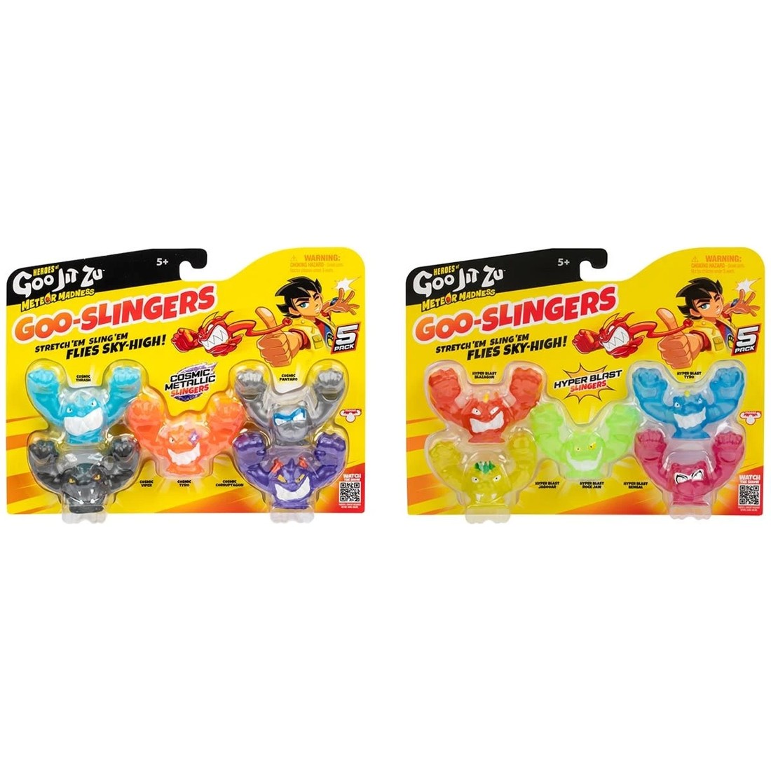 1 5 Pack Heroes of Goo Jit Zu Meteor Madness Goo Slingers - Assorted, 1 of 6