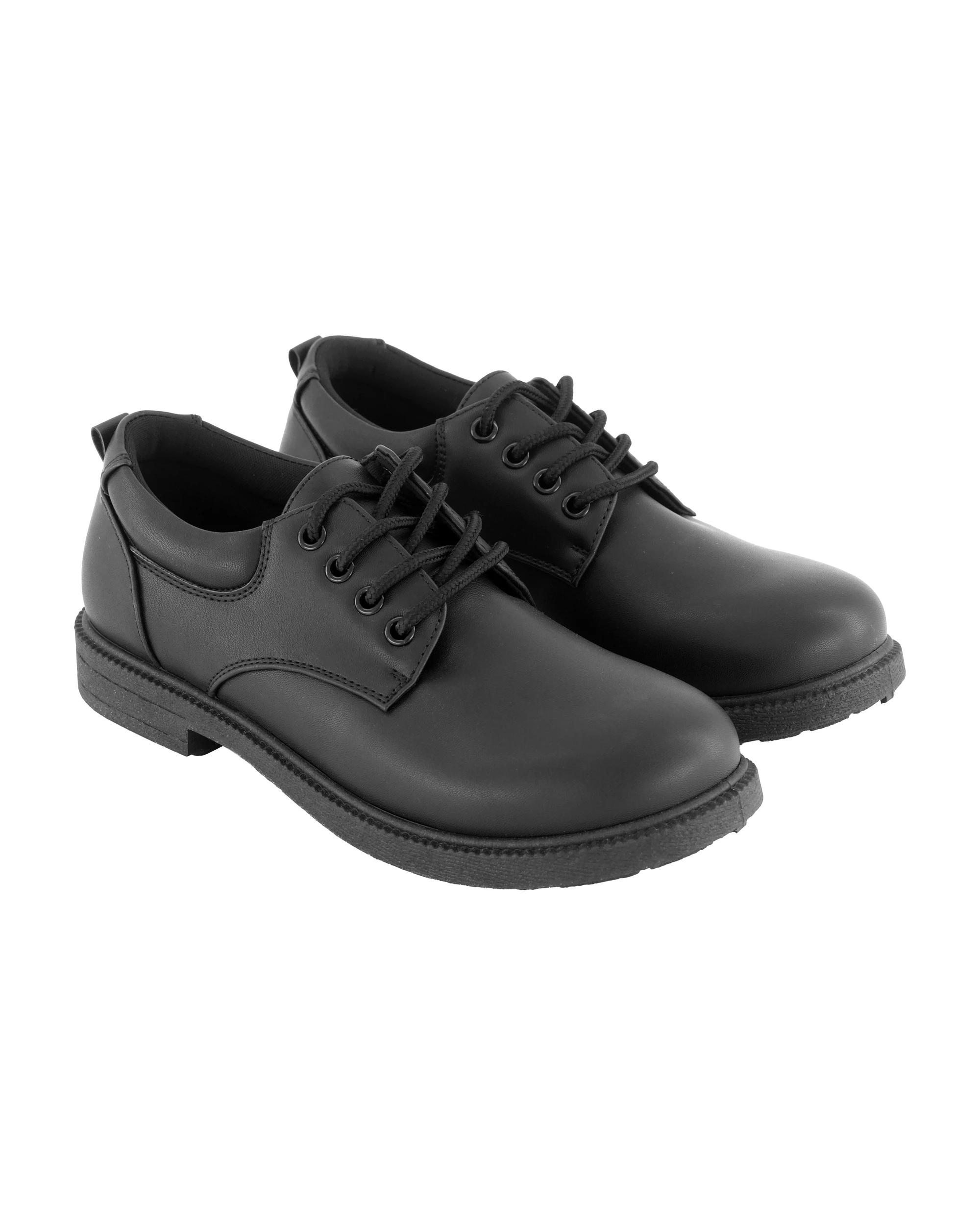 4 Senior School Lace-up Shoes Black, 4 of 5