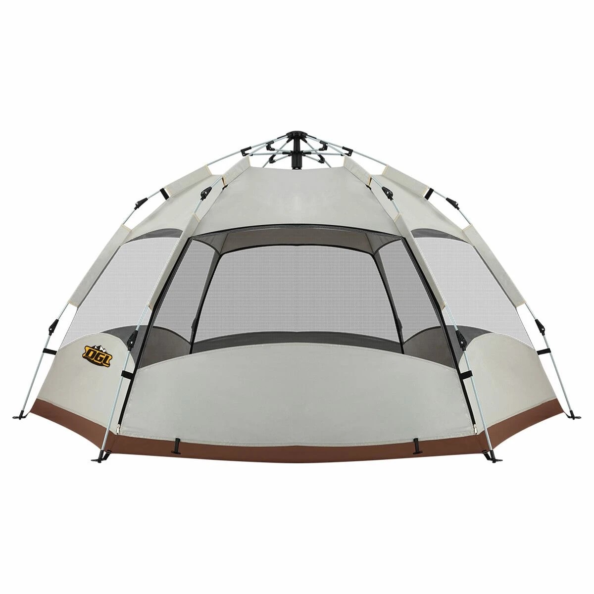 2 OGL 4 Man Beach Tent Shelter Camping Pop Up Instant - White - White, 2 of 3