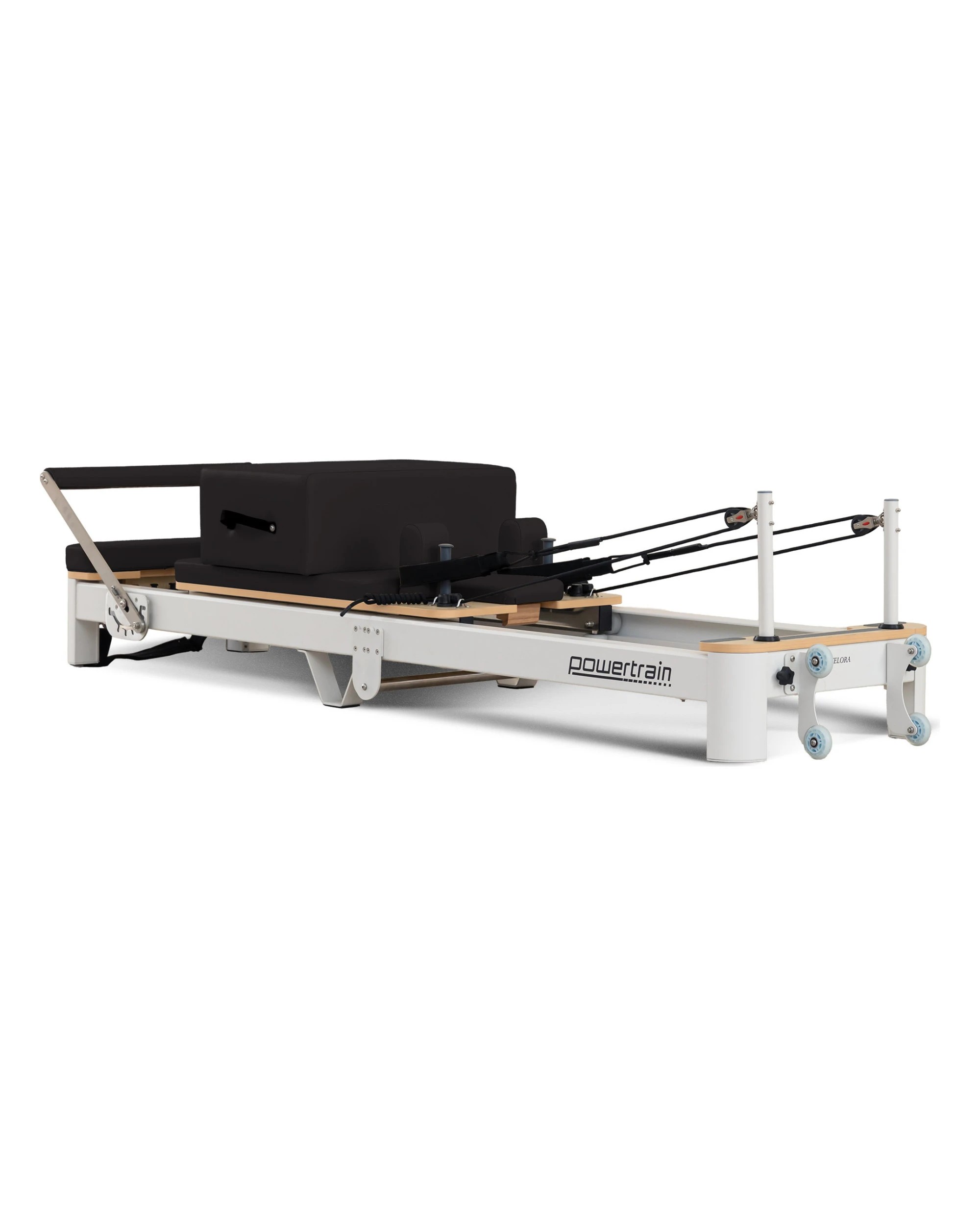 6 Powertrain Velora Pilates Reformer Machine Aluminium Foldable Multifunctional Home Gym Equipment Exercise Trainer Black, 6 of 9