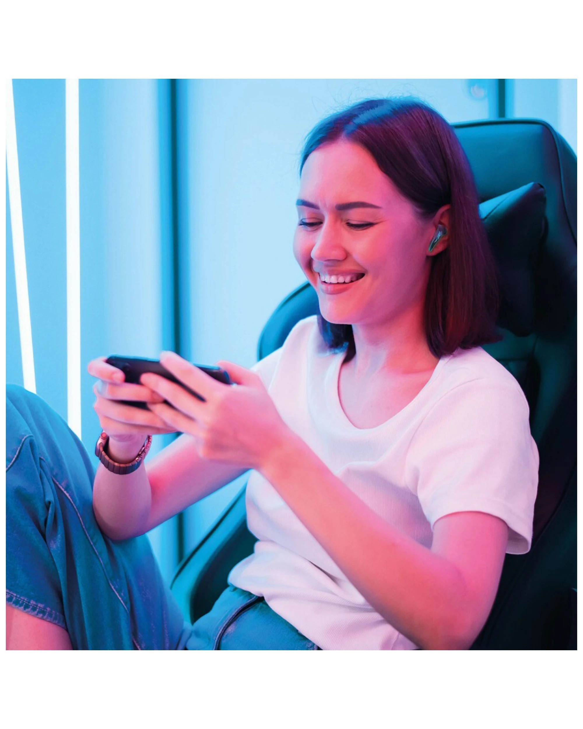 4 Laser Tws Wireless Bluetooth Gaming Earphones Noise Cancelling Case - Black, 4 of 8