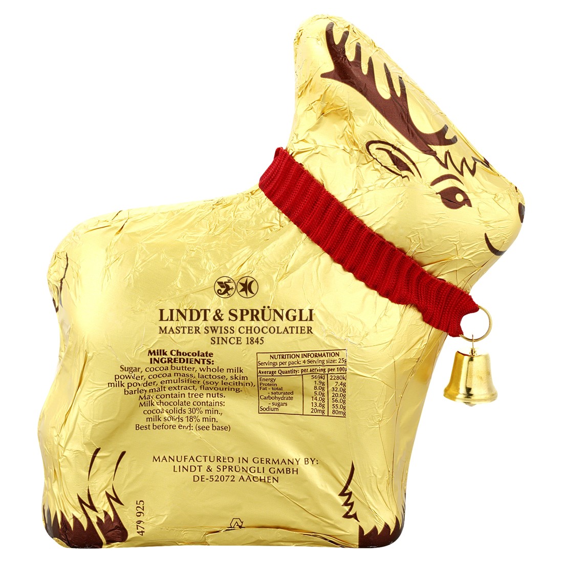 2 Lindt Gold Reindeer 100g, 2 of 4