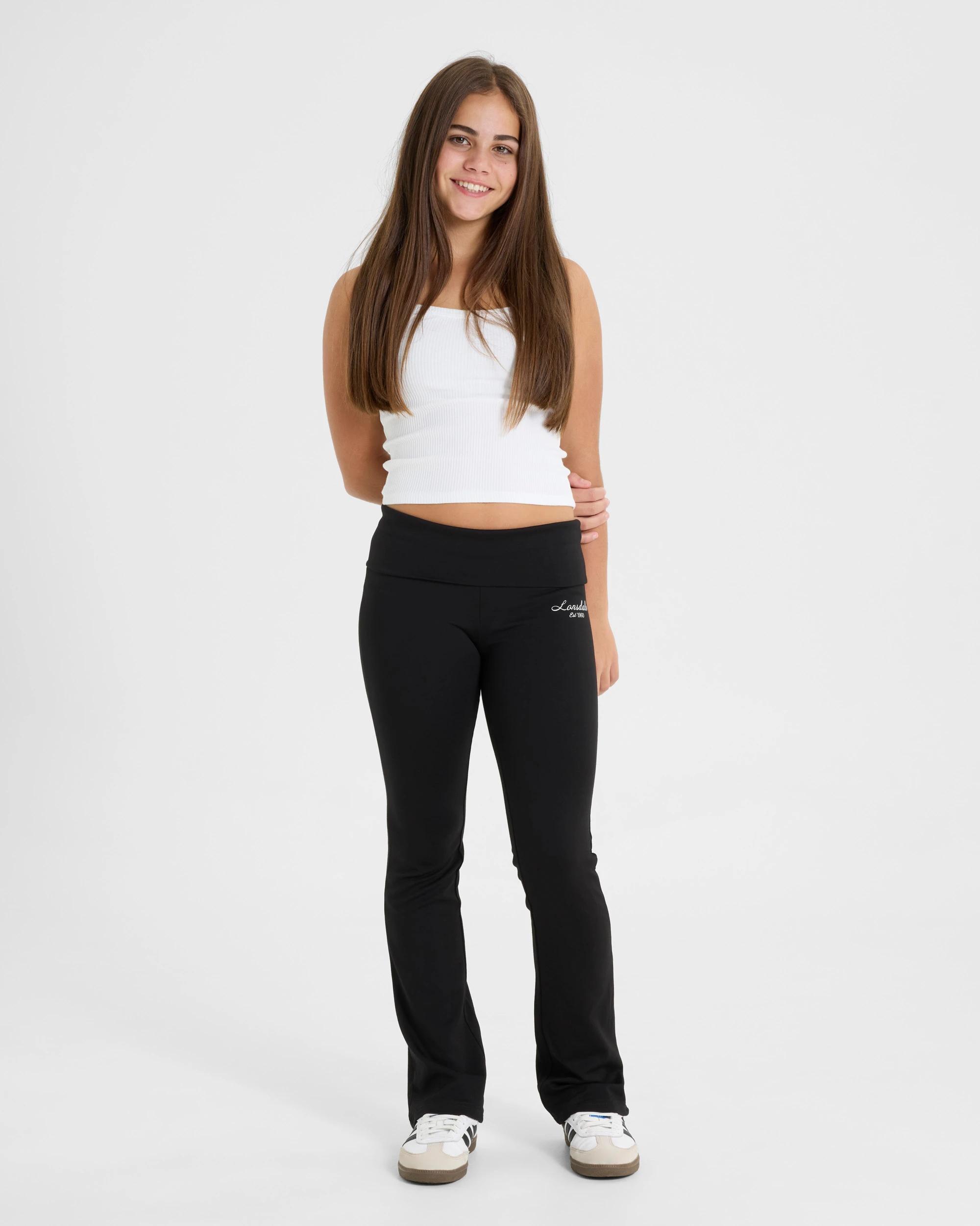 4 Lonsdale London Leisure Flare Pants BLACK, 4 of 5