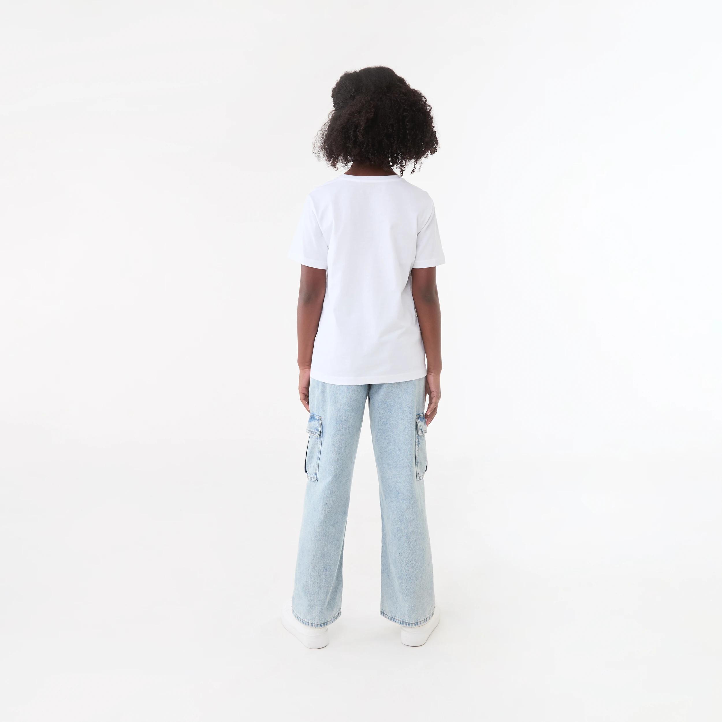 6 Short Sleeve Print T-shirt LA DOLCE VITA ICONS WHITE, 6 of 6