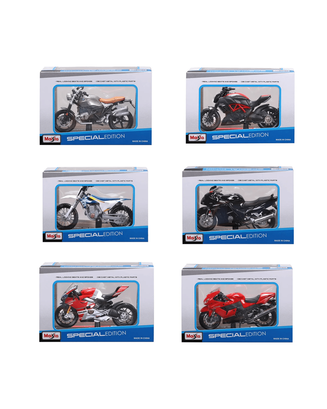 9 Maisto Special Edition 1/18 Die-cast Metal Motorbike Toy - Assorted, 9 of 9