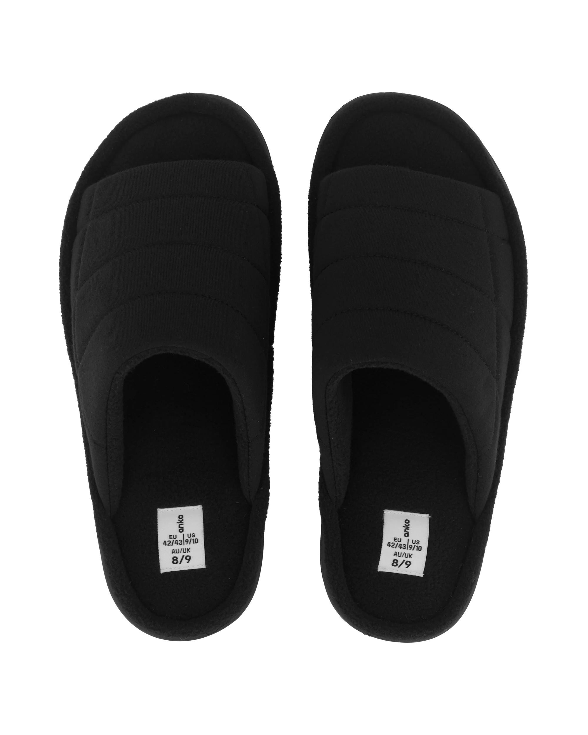2 Hardsole Slipper Scuffs Black, 2 of 3