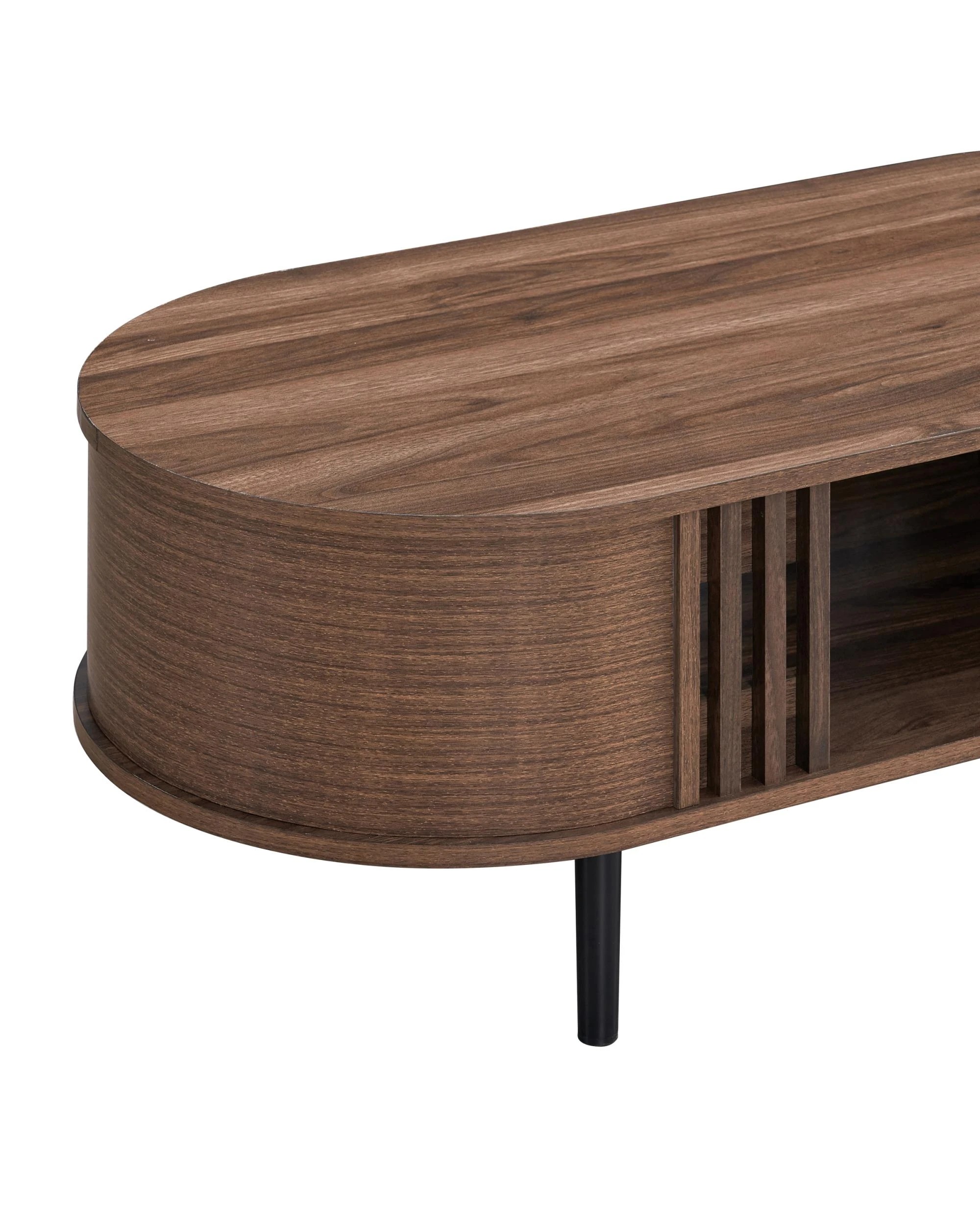3 Kodu Coffee Table Curved Walnut - Brown, 3 of 4