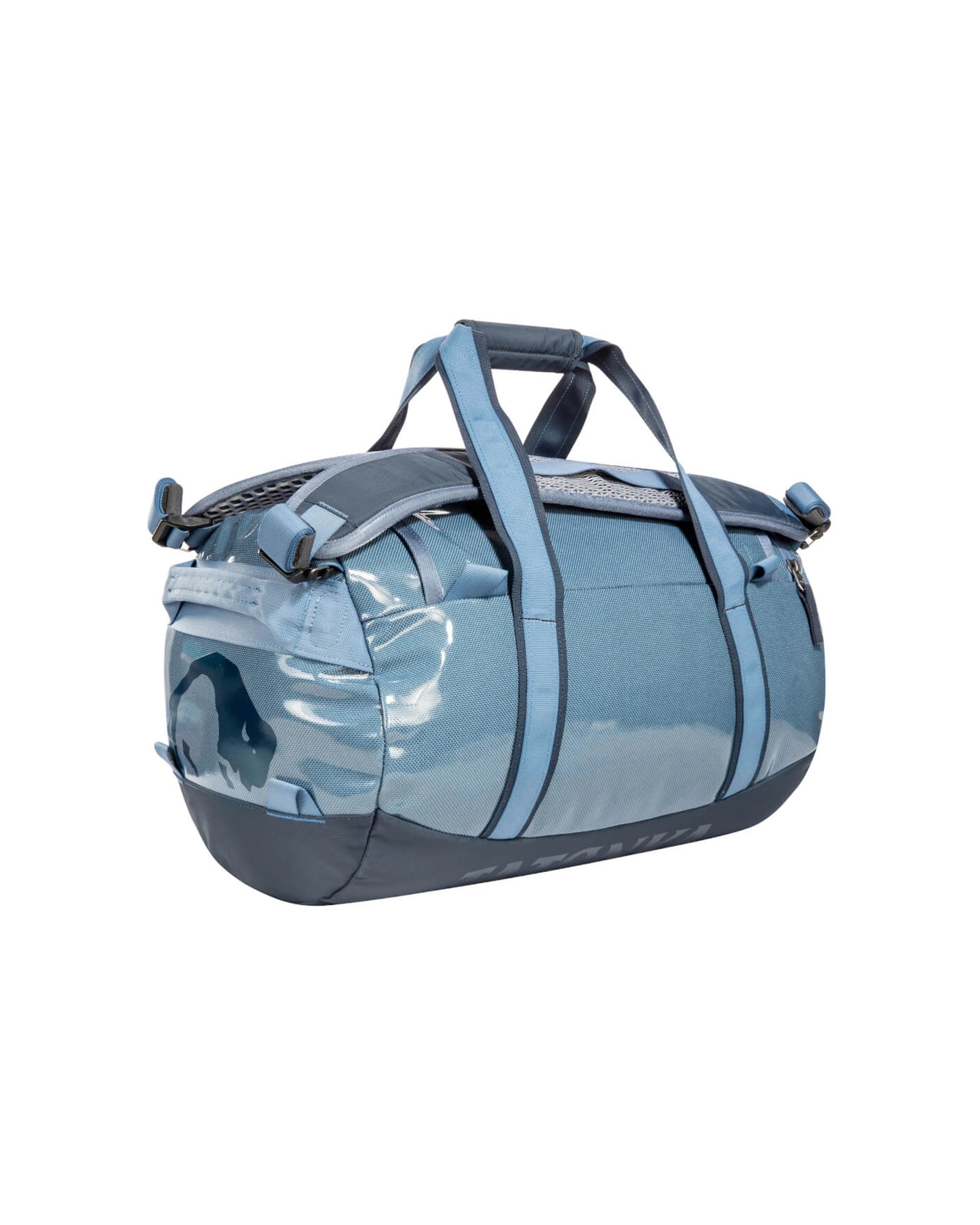 2 Tatonka Nylon Barrel Duffel Outdoor Travel Bag XS 25L Durable Water Resistant - Blue, 2 of 4