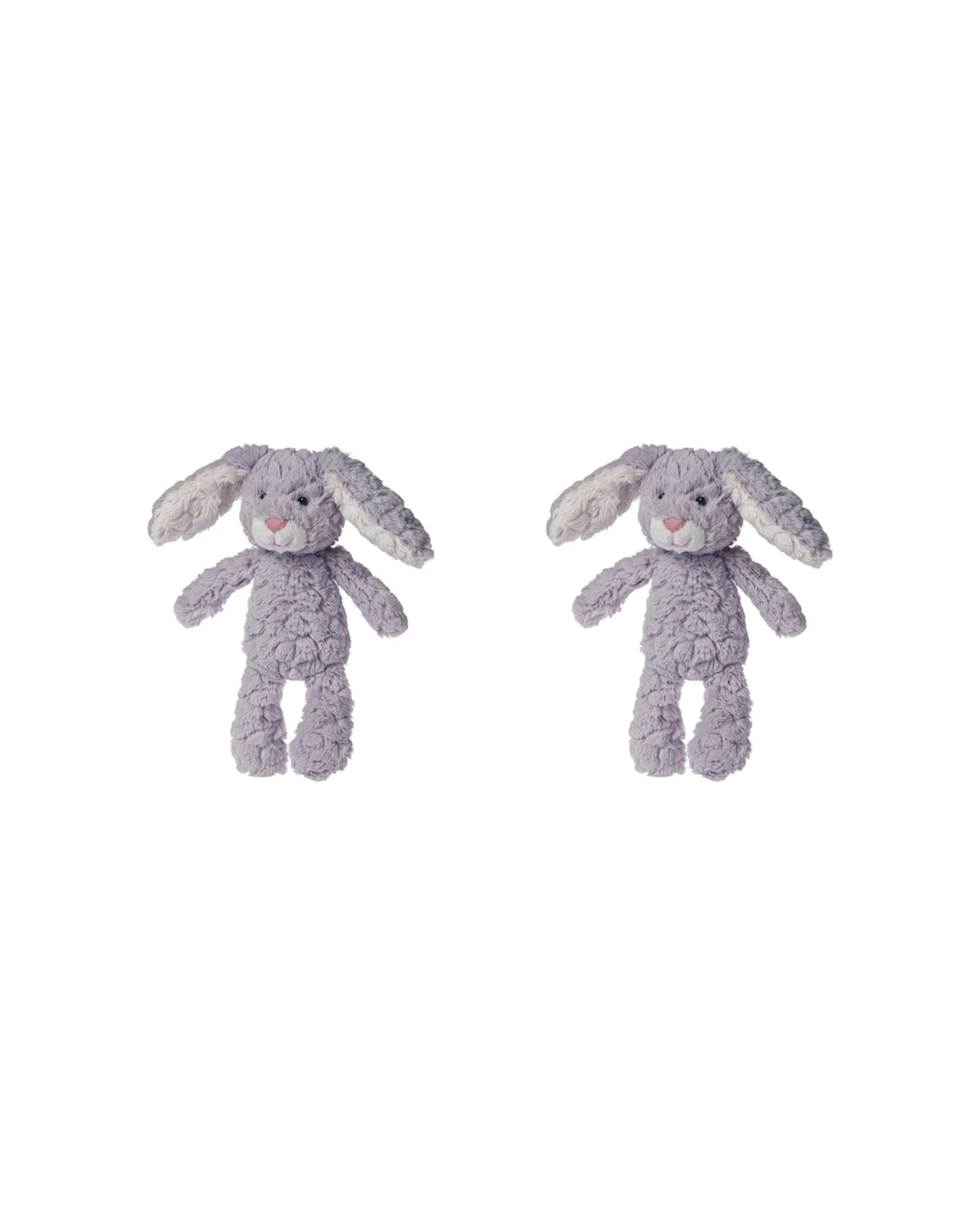 1 Mary Meyer 2pc Nursery Bunny Soft Plush Kids Toy 28cm Shadow - Purple, 1 of 3