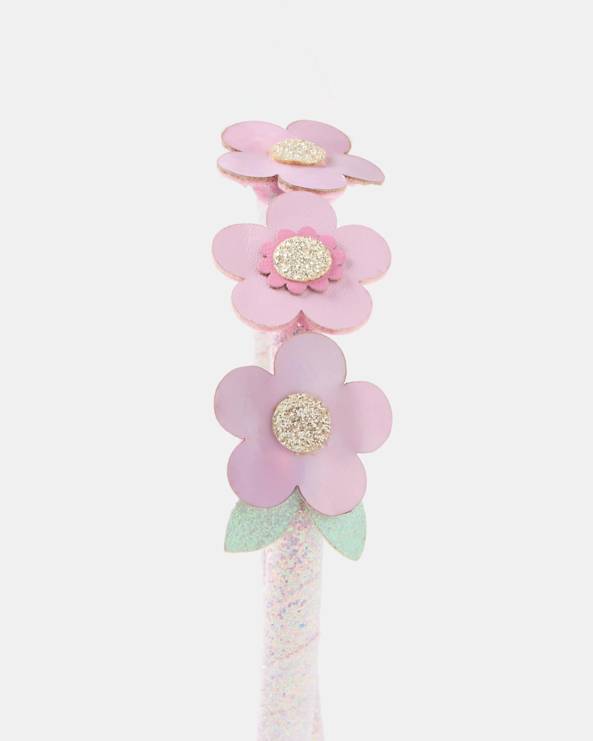 3 Flowers Headband - Pink, 3 of 4