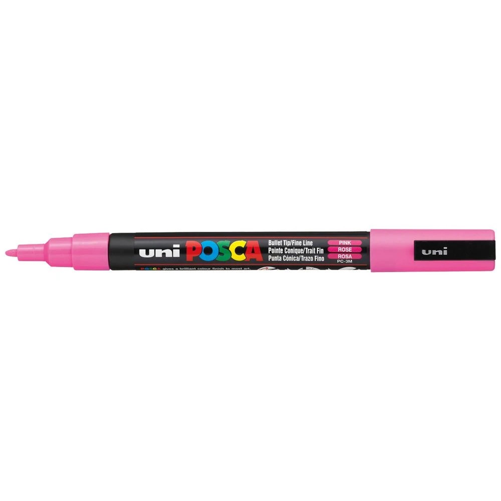 1 POSCA PC 3M Paint Marker Pink, 1 of 8