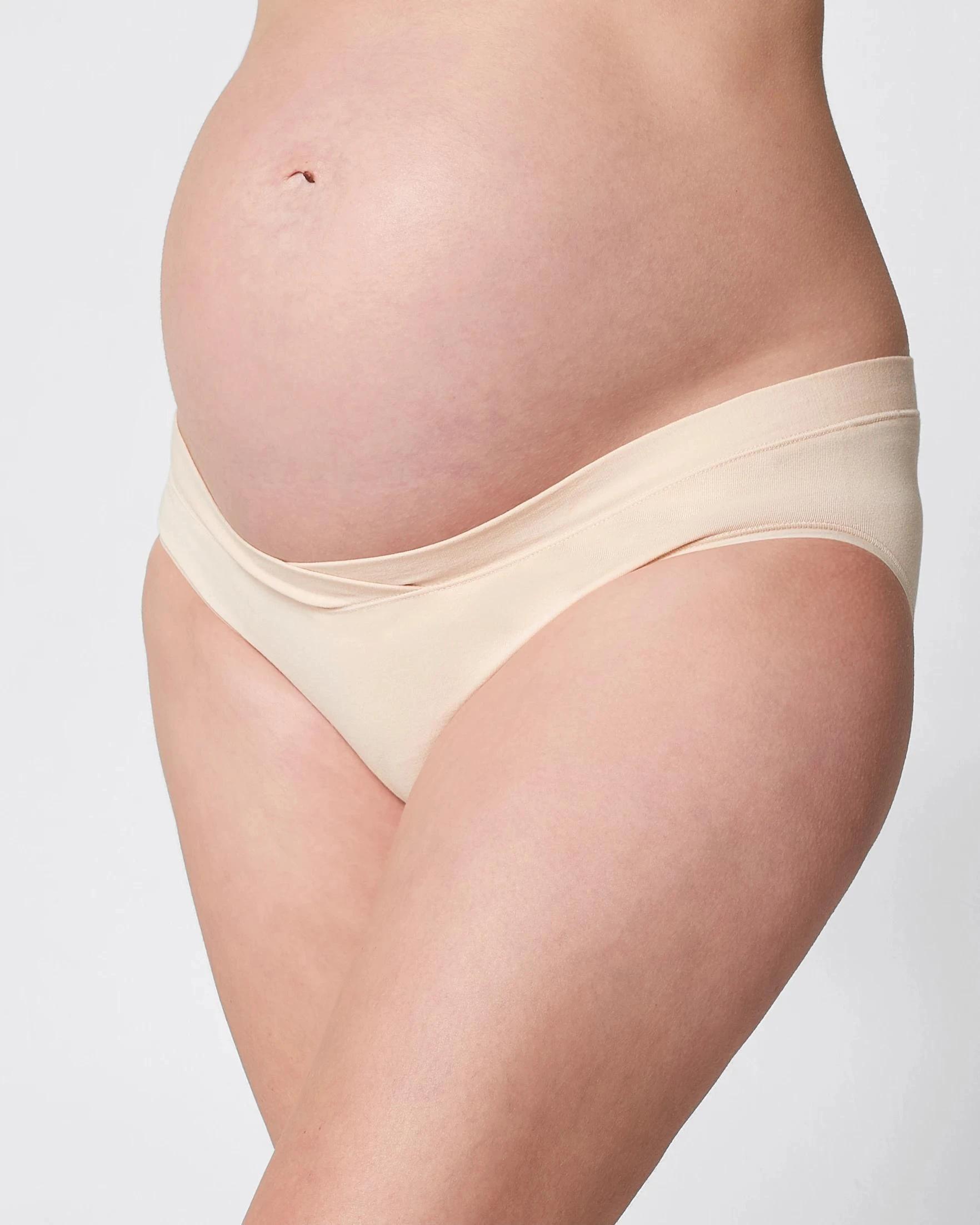 3 Target Maternity Underbelly Bikini Briefs; Style: LBF95588 NATURAL, 3 of 4