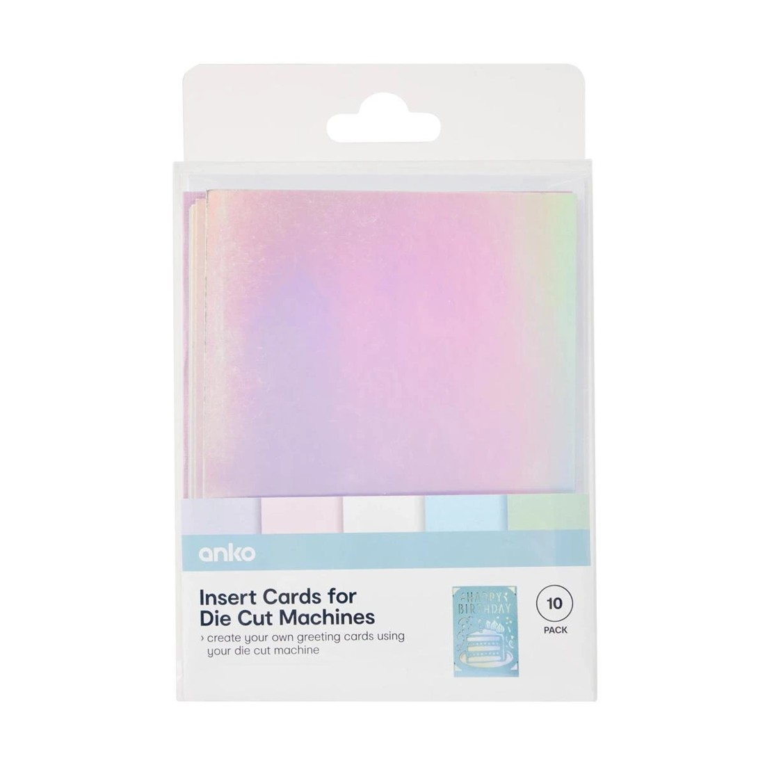 1 10 Pack Insert Cards for Die Cut Machines, 1 of 4