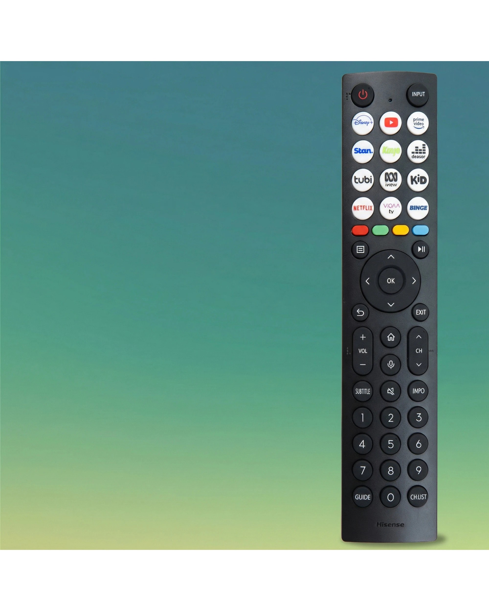 3 Hisense Genuine ERF2R36H TV Remote Control - Black, 3 of 4