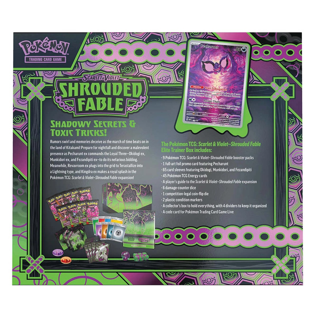 3 Pokemon Trading Card Game: Scarlet & Violet Shrouded Fable Elite Trainer Box, 3 of 6