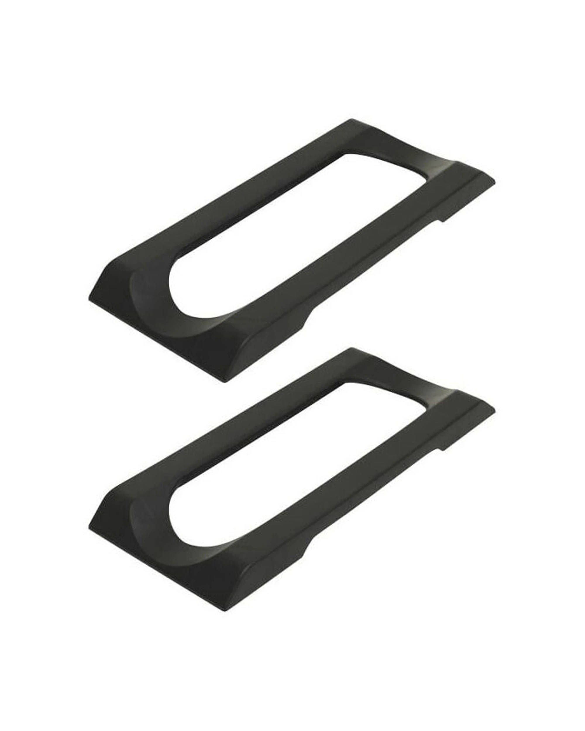 1 StakRax 2pc Wall Mounted Wine Rack Top Plates Modular Durable - Black, 1 of 3