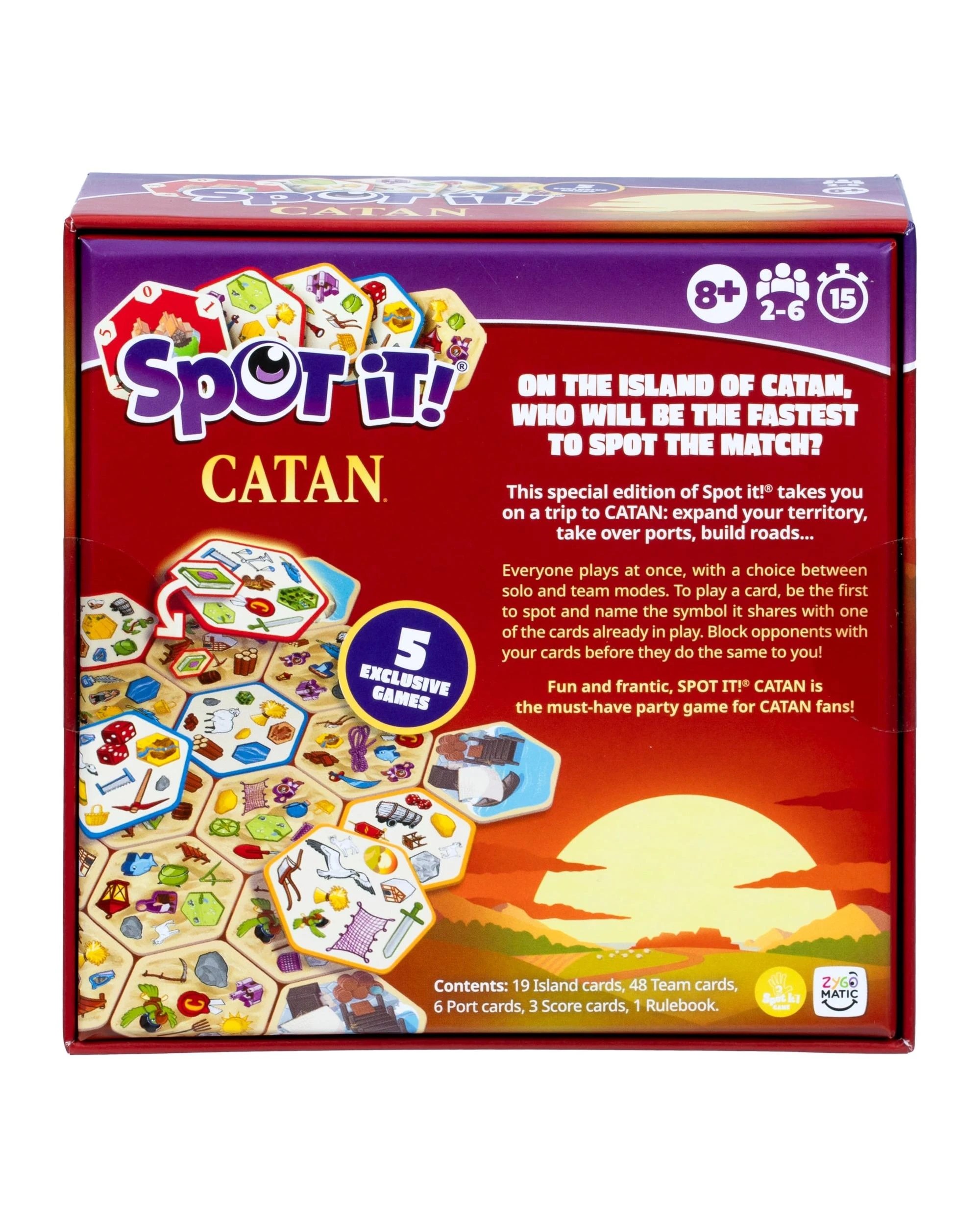 8 Spot It! Catan Card Game, 8 of 8