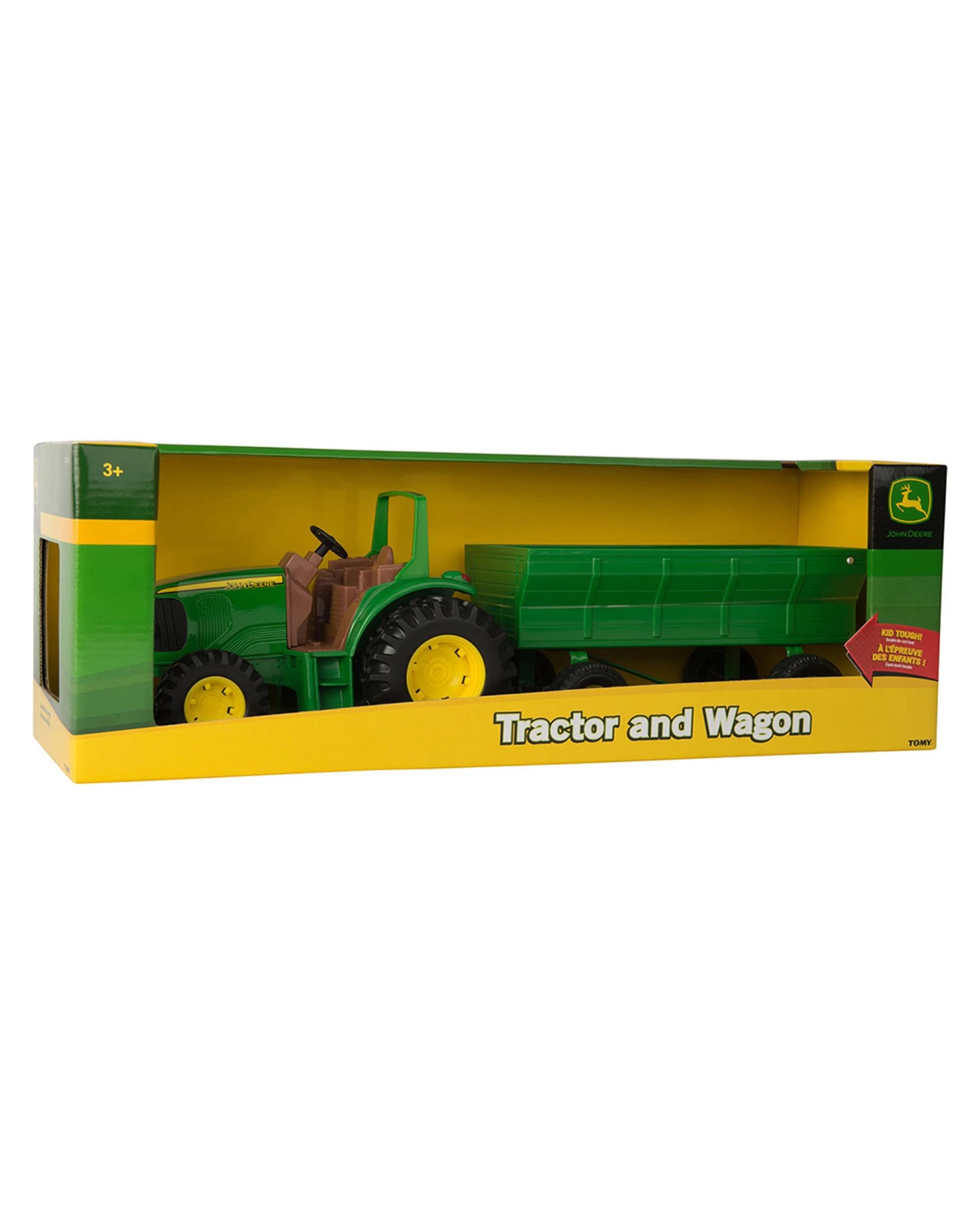 1 John Deere 20cm ERTL Tractor And Wagon, 1 of 2