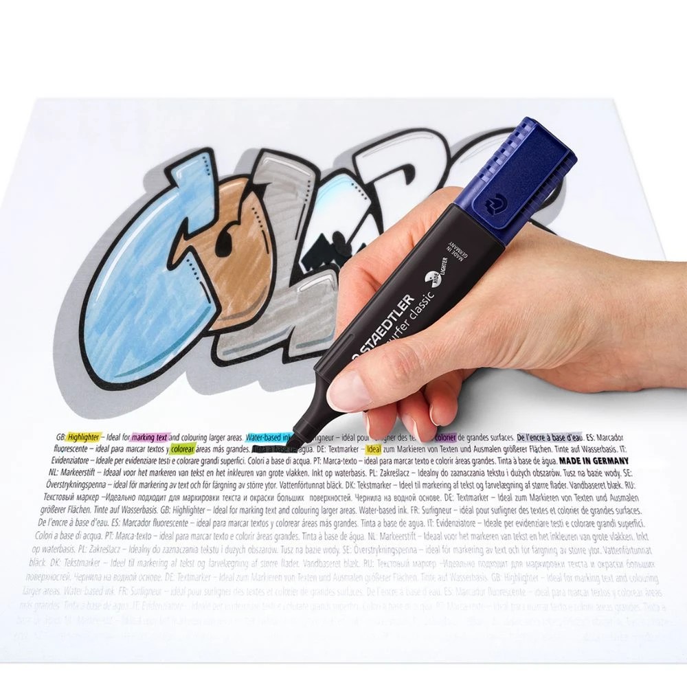 6 Staedtler Textsurfer Highlighter Black, 6 of 8