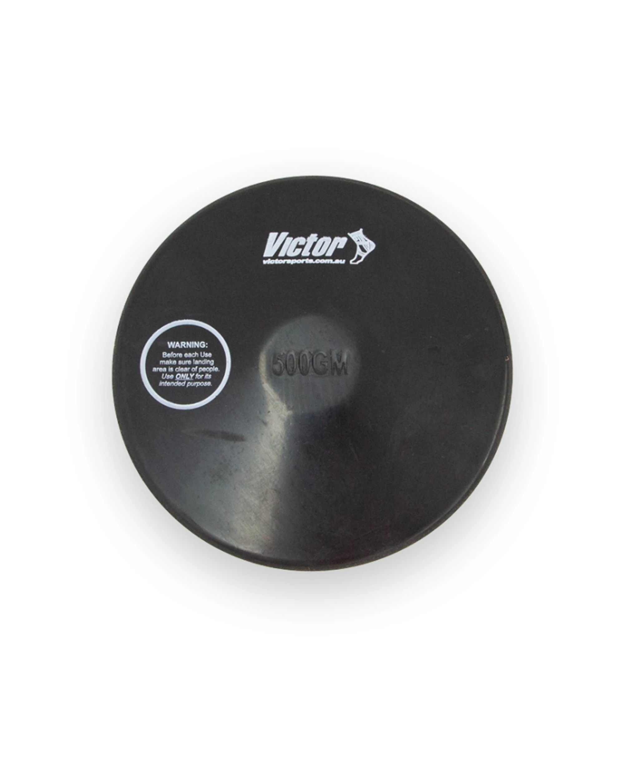 1 Victor Sports Rubber Discus Durable Training Beginner Rubber 500g - Black, 1 of 1