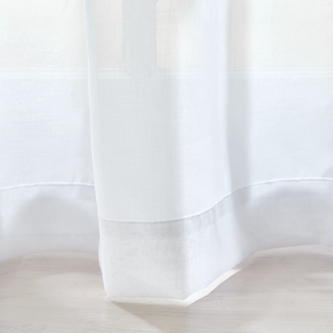 5 Sicily Curtain - White - 120cm x 223cm, 5 of 6