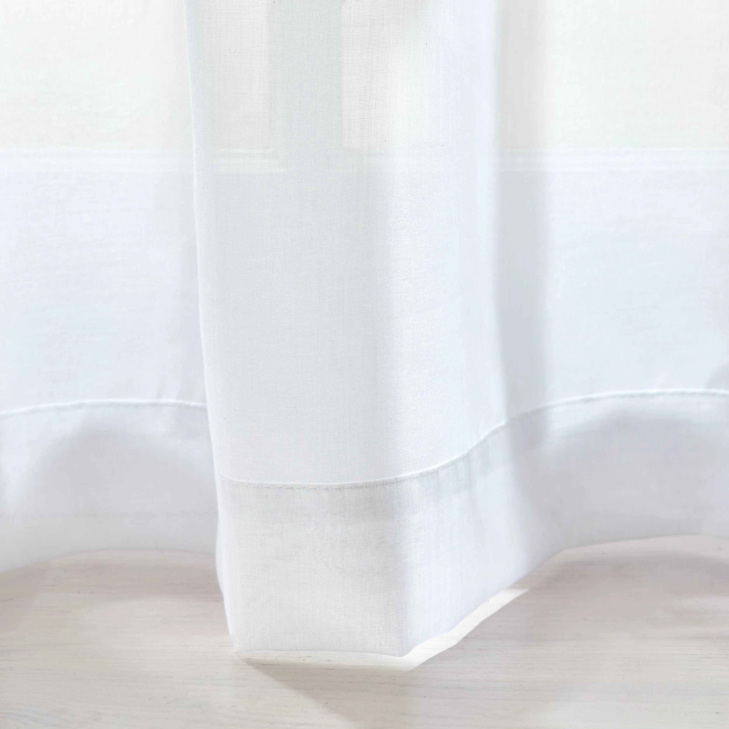 5 Sicily Curtain - White - 120cm x 223cm, 5 of 6