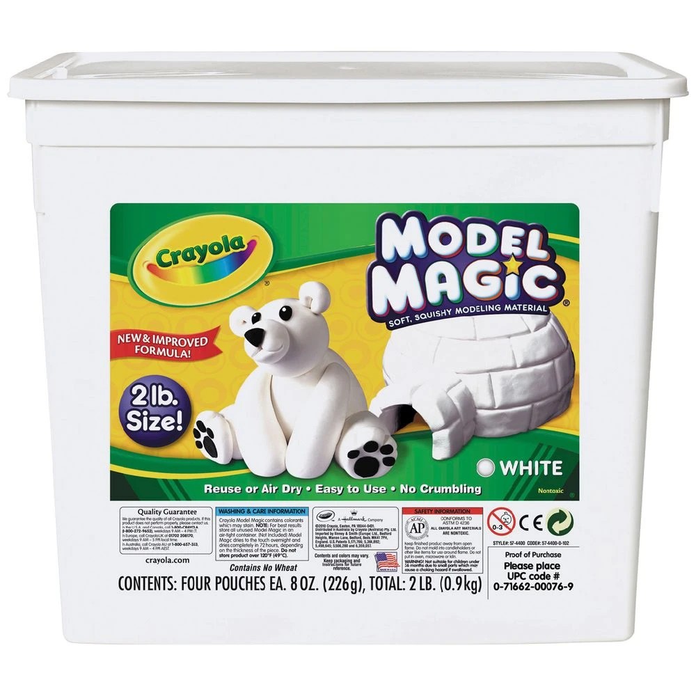 1 Crayola Model Magic Bucket White 907g, 1 of 3