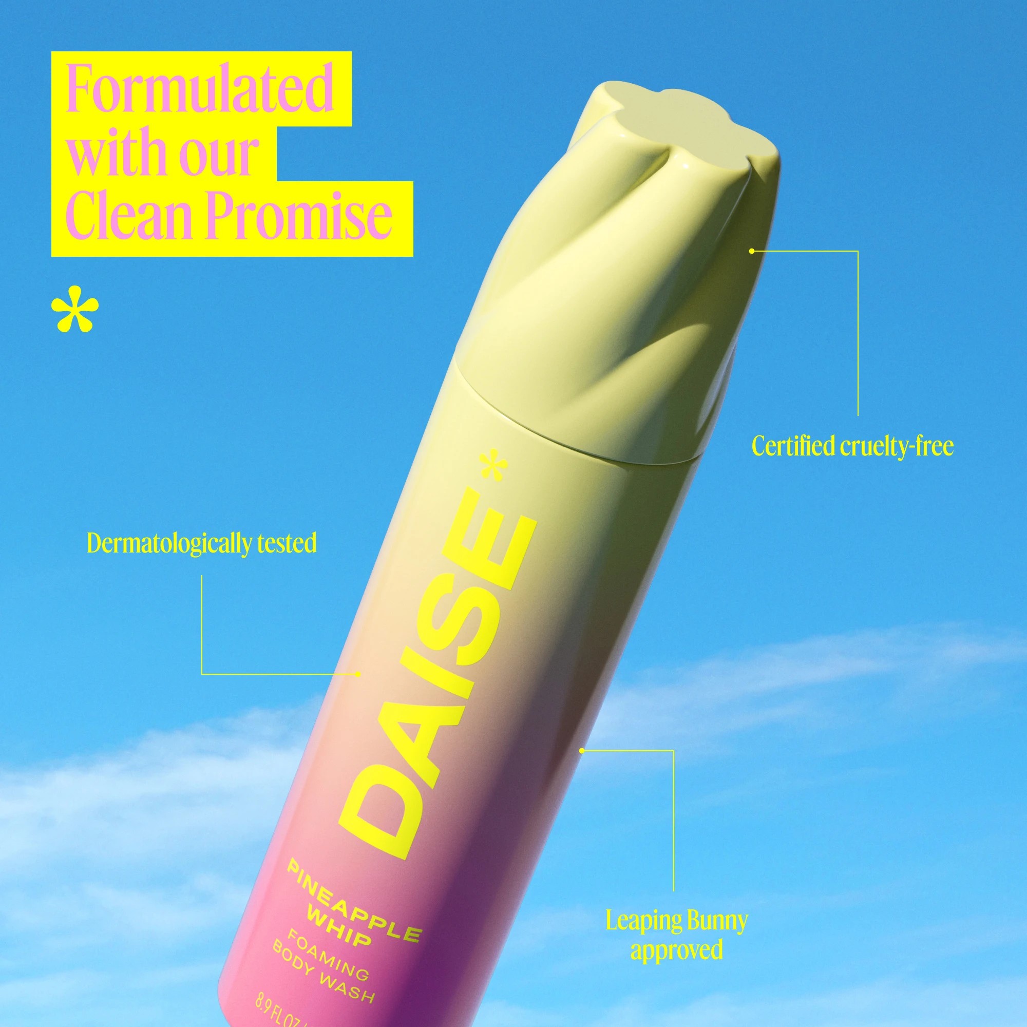 5 DAISE Foaming Body Wash 250g - Pineapple Whip, 5 of 9