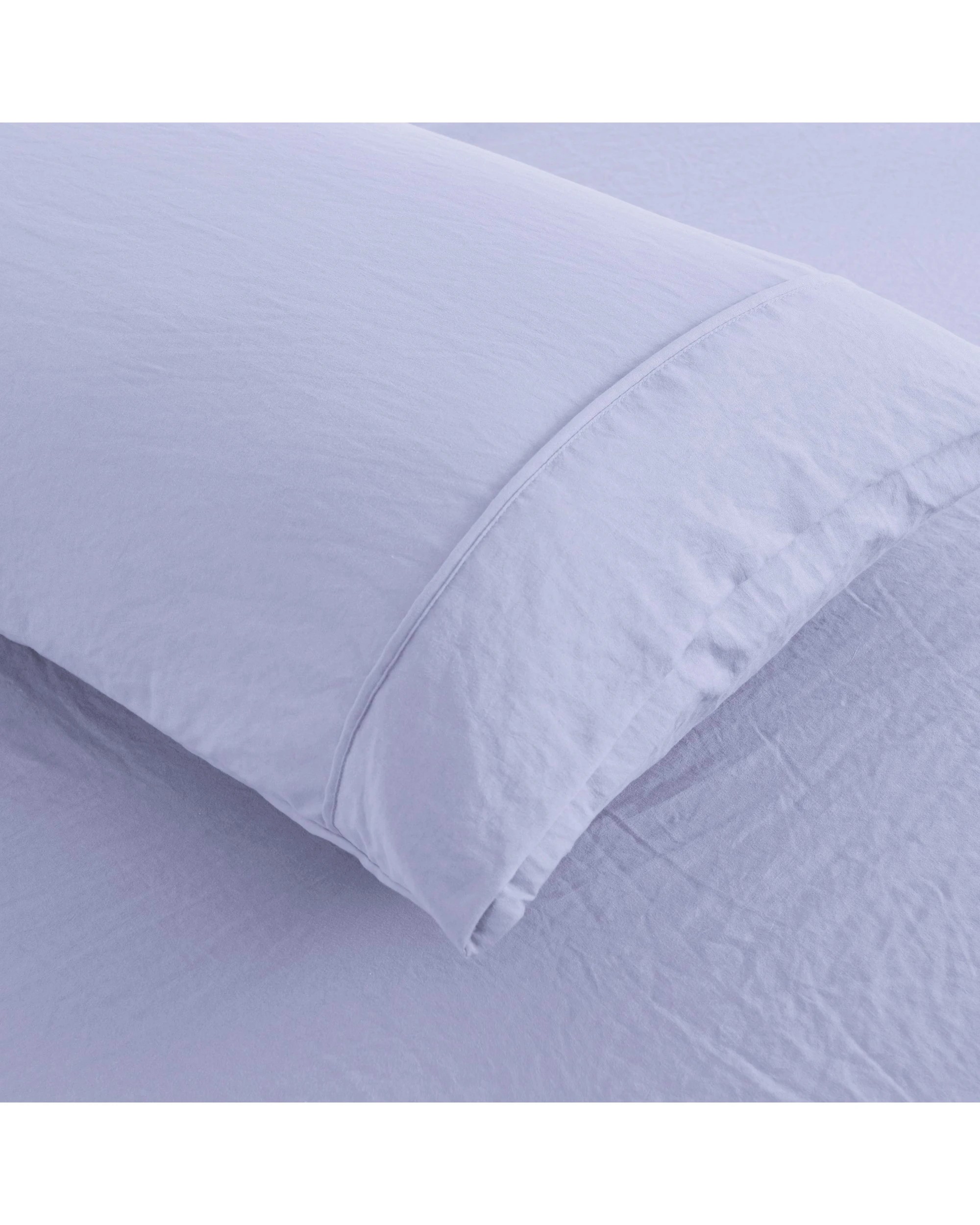 5 Dreamaker Superfine Washed Microfibre Combo Fitted Sheet Set - Double Bed - Lilac, 5 of 8