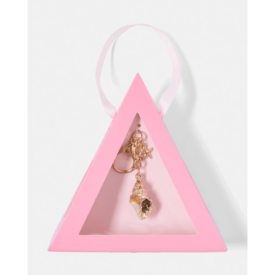 1 Shell Charm Keyring Gift Set - Gold Tone, 1 of 3