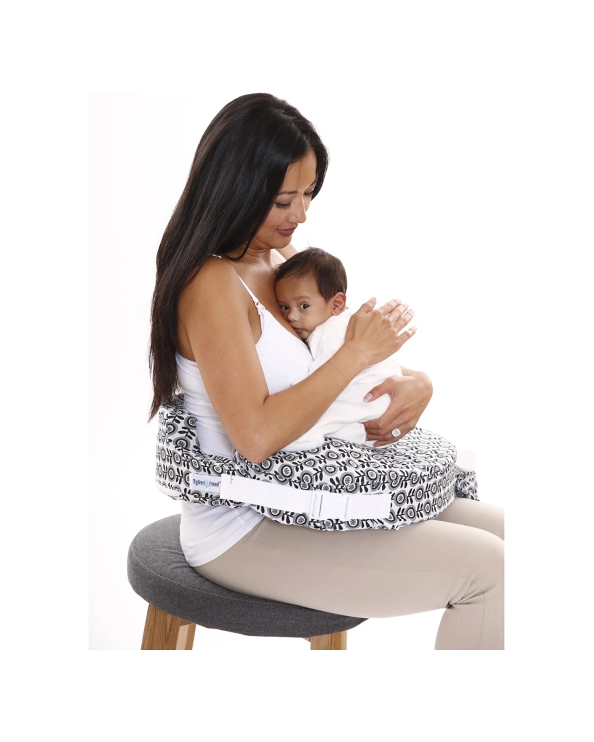 3 My Breast Friend Breastfeeding Pillow Wraparound Design Midnight Poppy - Pattern, 3 of 3