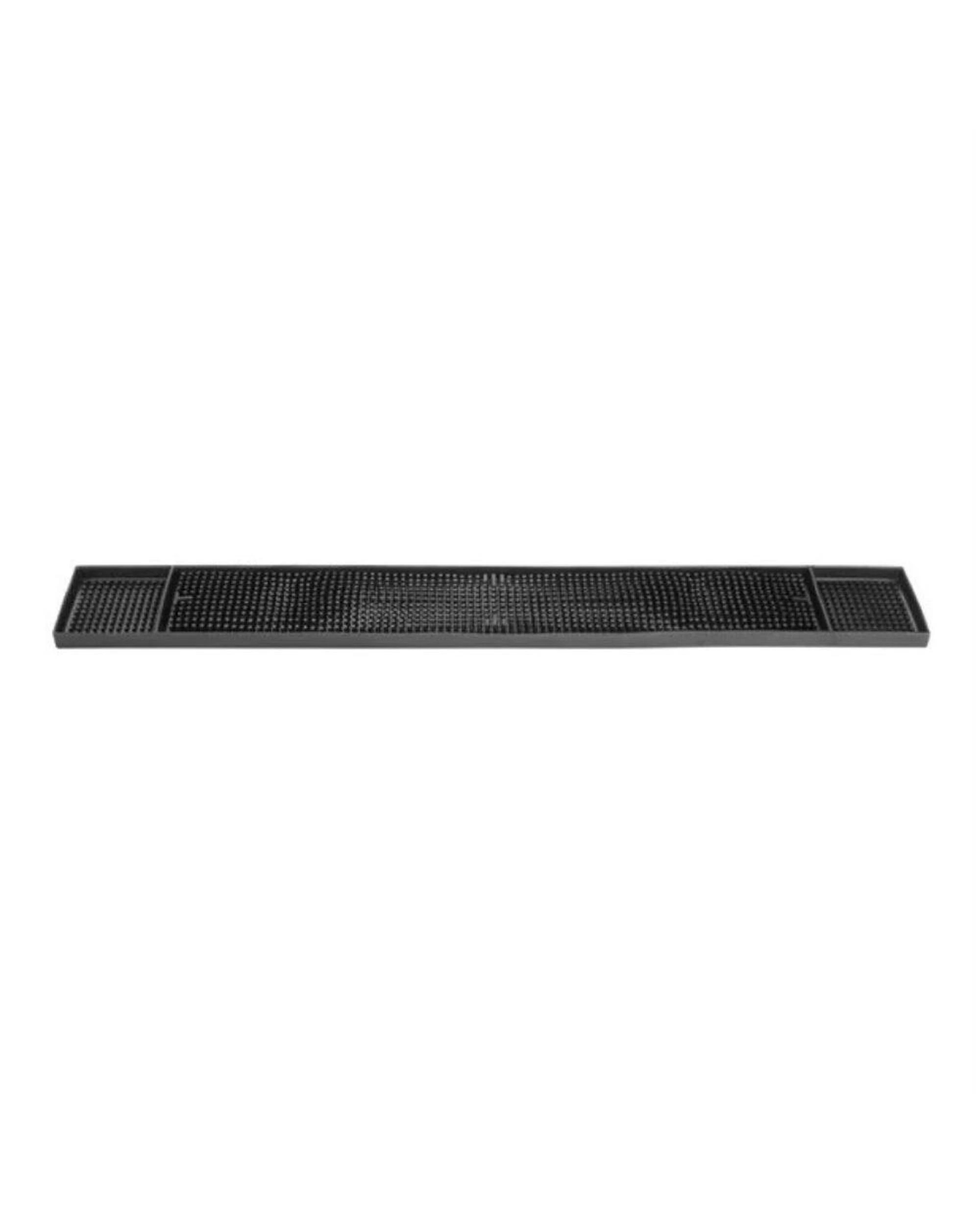2 Trenton Bar Mat  Runner 610 x 83mm Black Rubber, 2 of 4