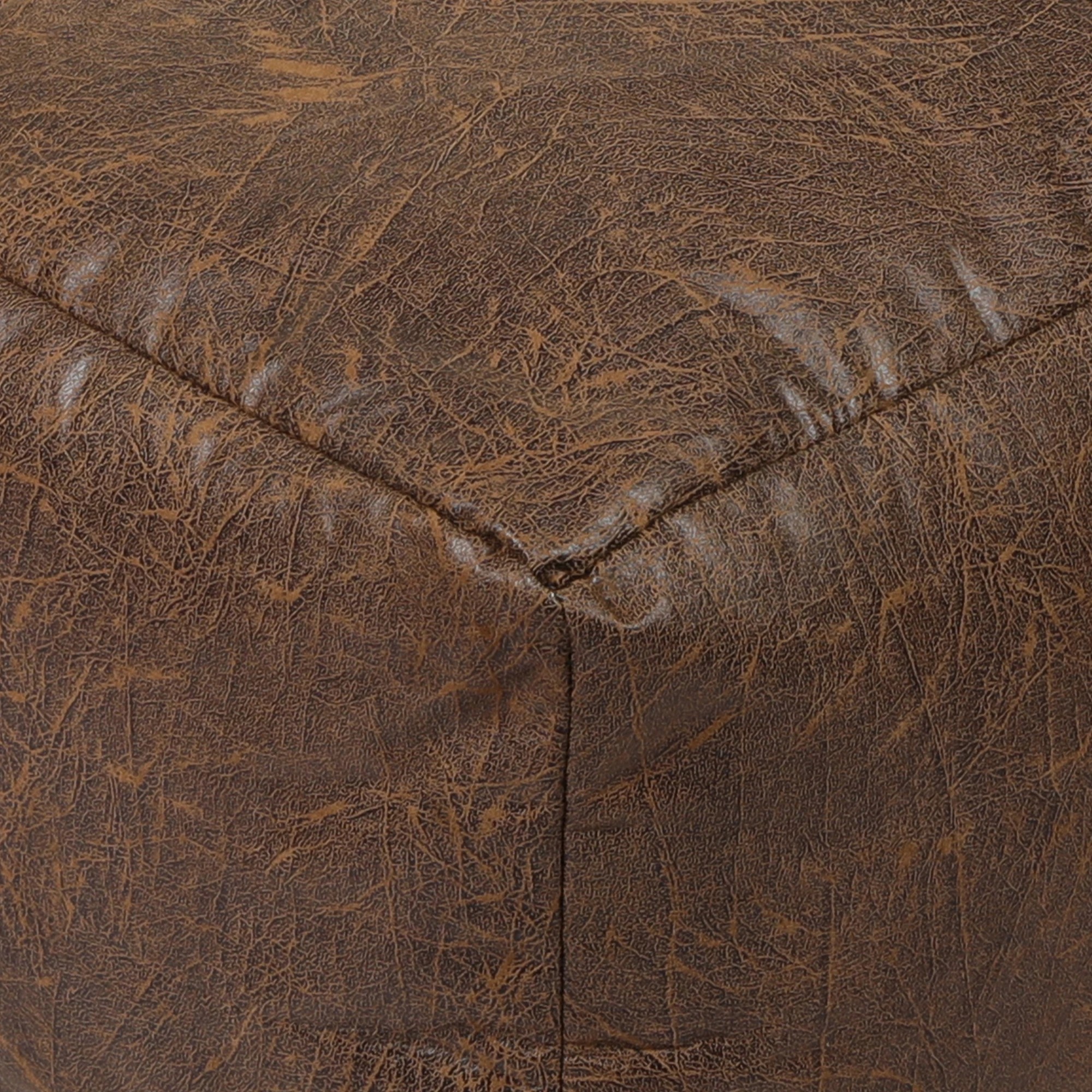 5 Marlow Bean Bag PU Cover Only - Brown, 5 of 6