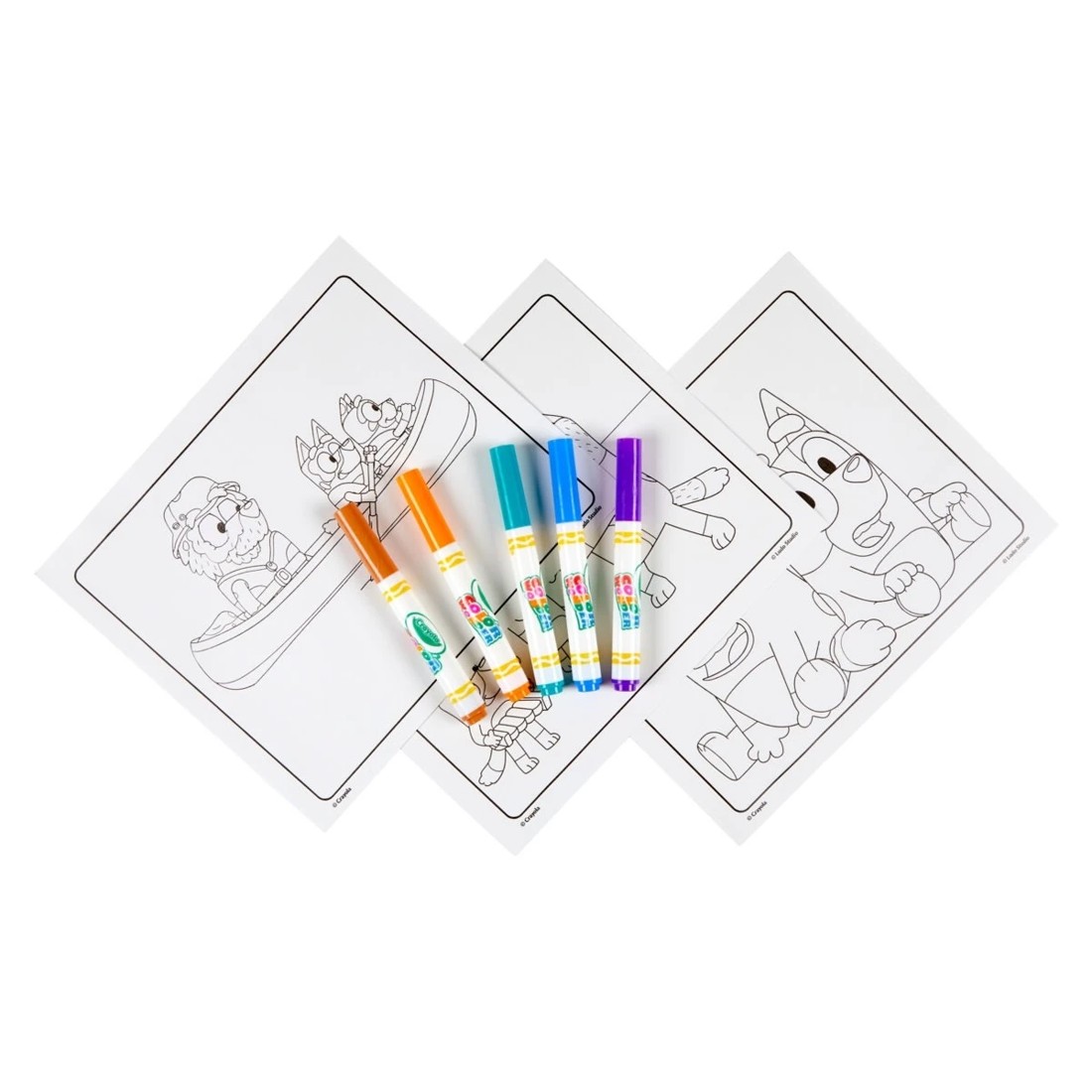 2 Crayola Color Wonder Bluey Mess-Free Colouring Kit, 2 of 4