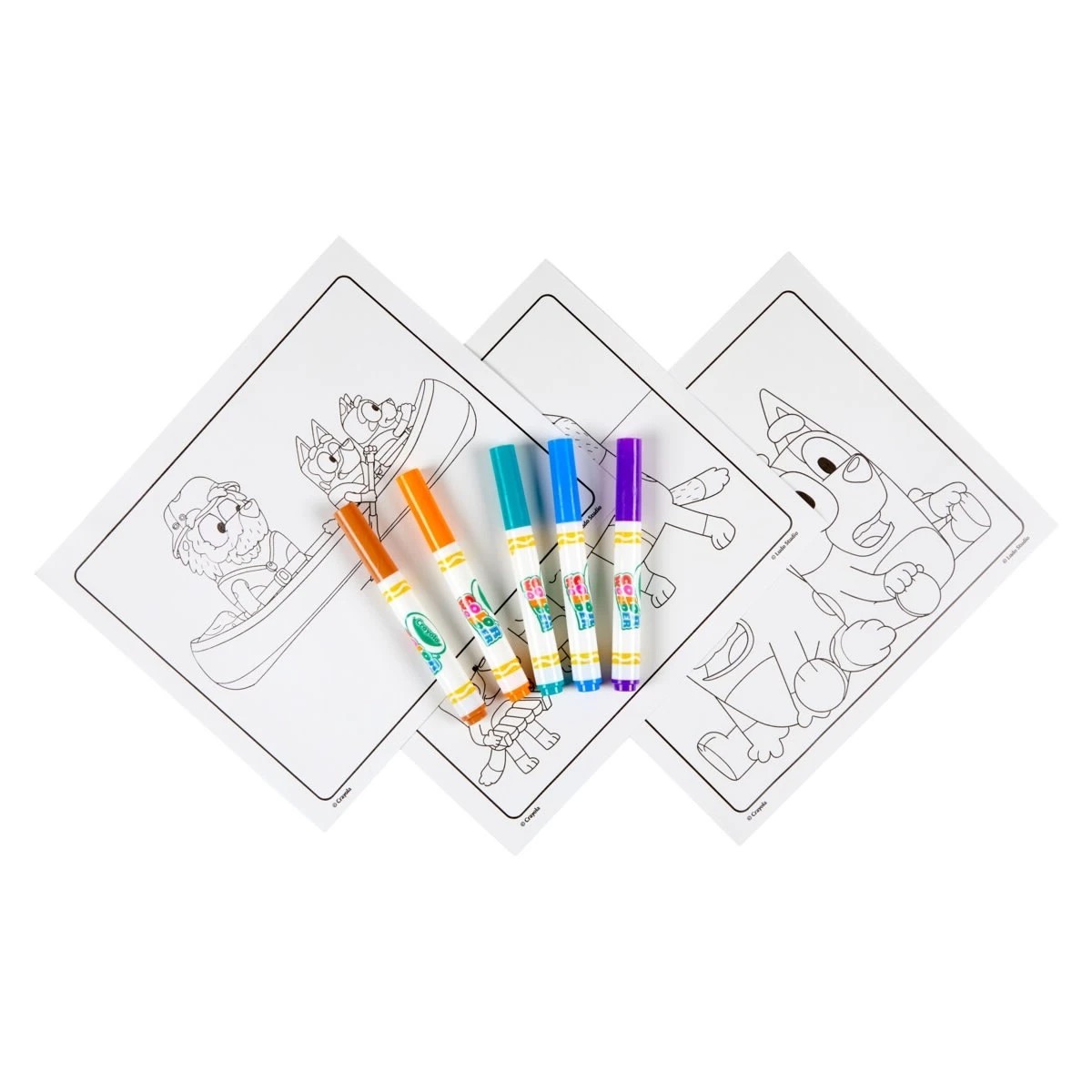 3 Crayola Color Wonder Bluey Mess-Free Colouring Kit, 3 of 5