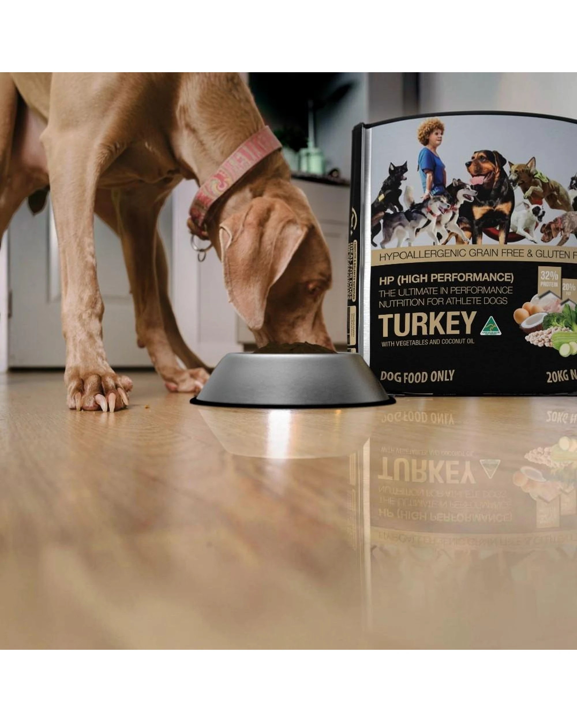 3 MFM High Performance Holistic Grain Free Turkey Dog Food 9kg, 3 of 6