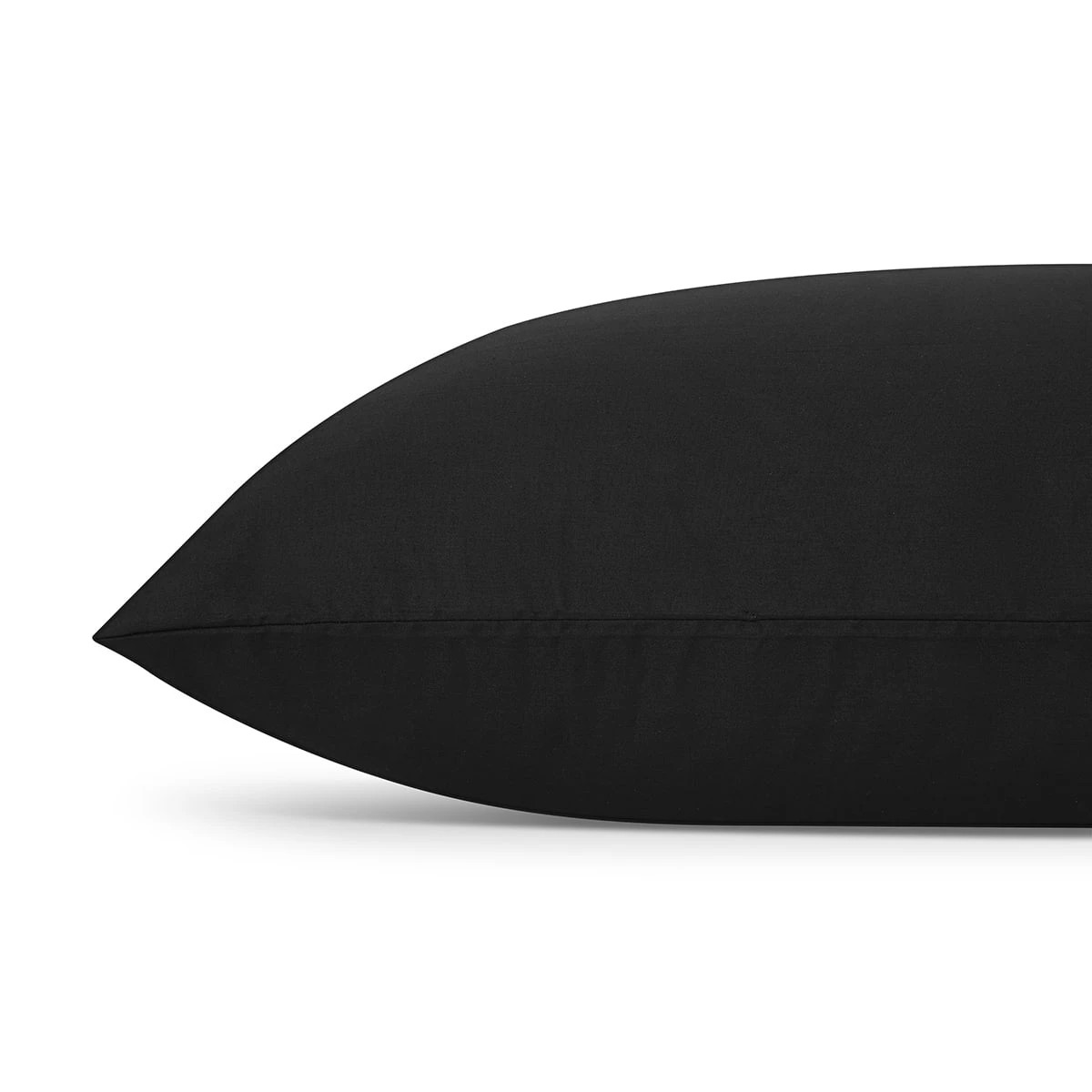 2 225 Thread Count Cotton Rich Sheet Set - Single Bed, Black, 2 of 6