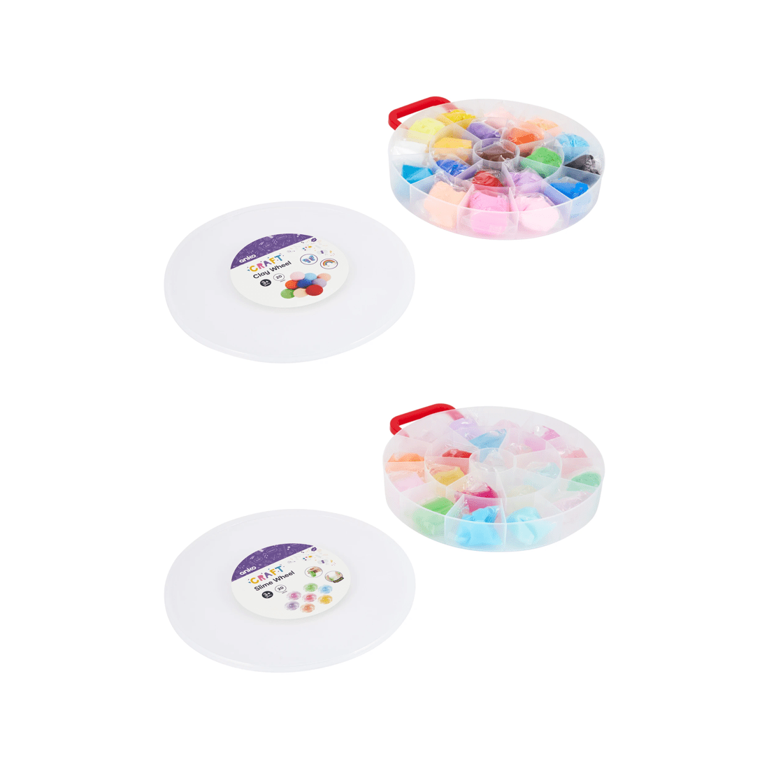 3 20 Piece Clay or Slime Wheel - Assorted, 3 of 4