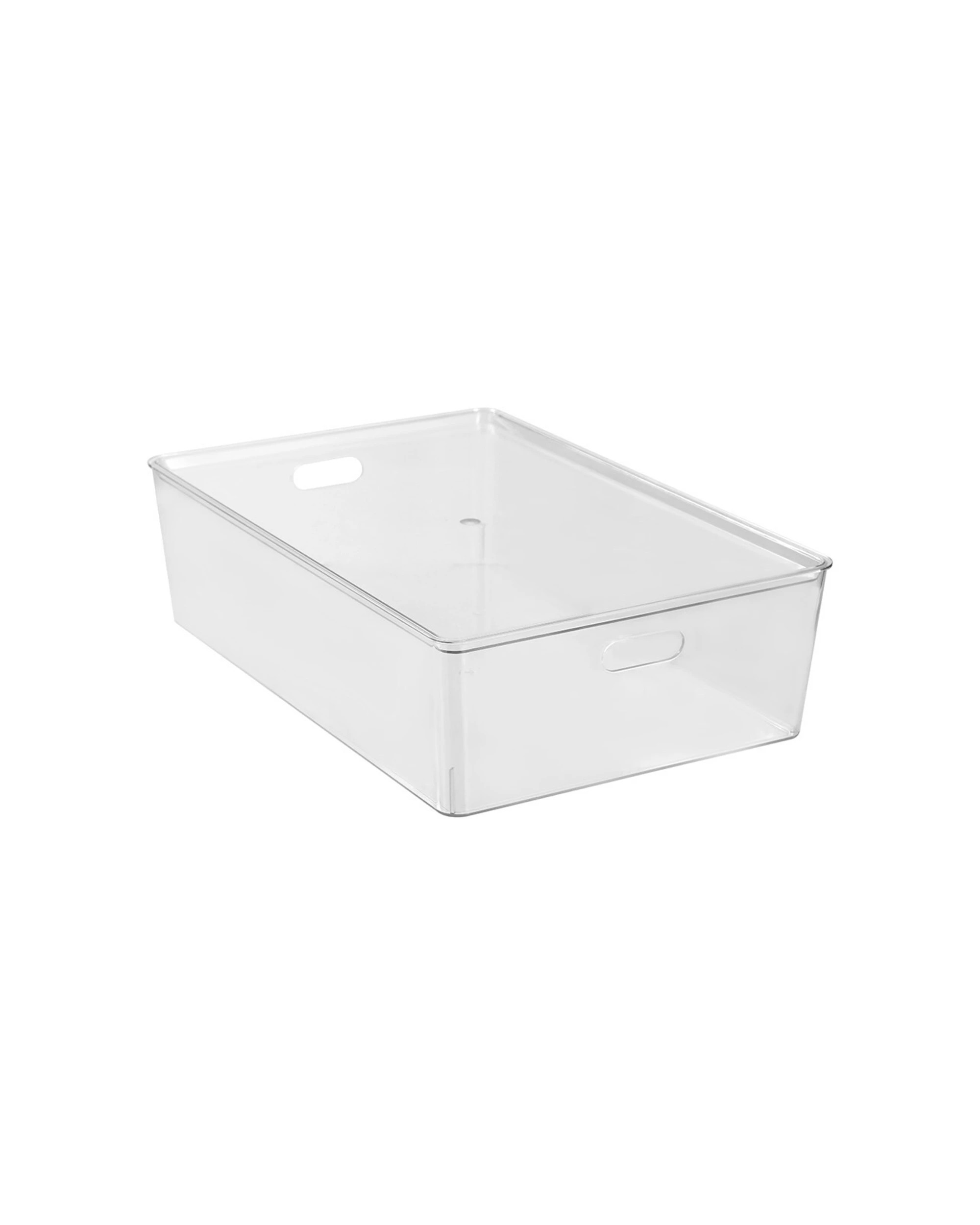 3 Boxsweden Crystal Tidy Box Container Lidded 24l 54cm Storage Container
 - Clear, 3 of 5