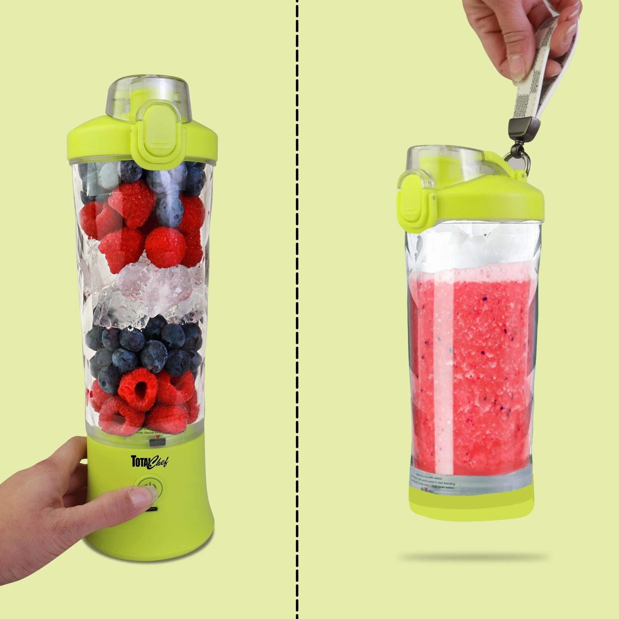 3 Total Chef Personal Blender Yellow - Yellow, 3 of 7