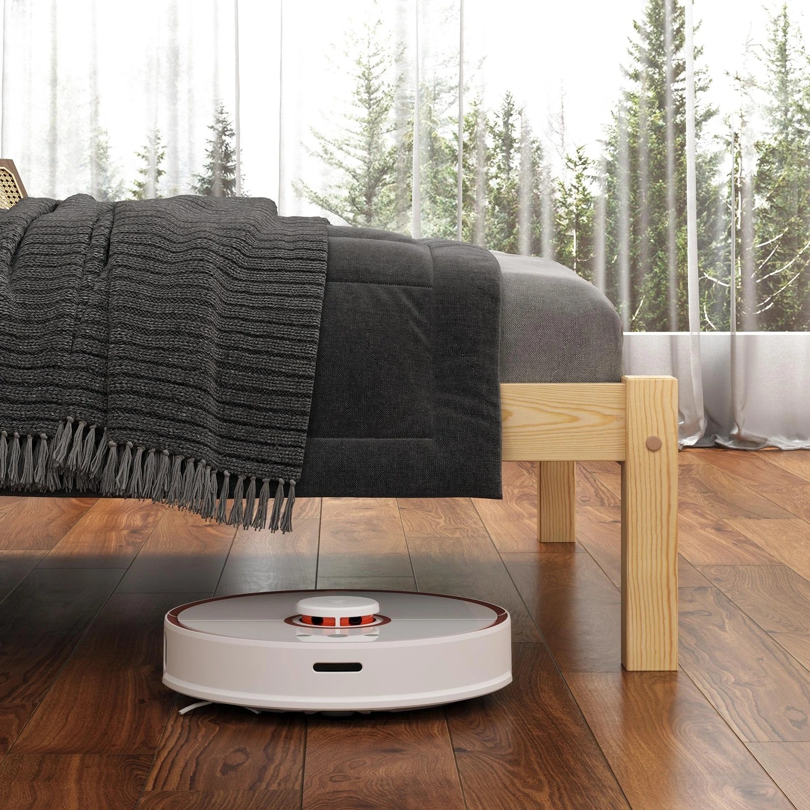 6 Alfordson Bed Frame Wooden Timber King Single Mattress Base Platform Fenella - Natural, 6 of 10