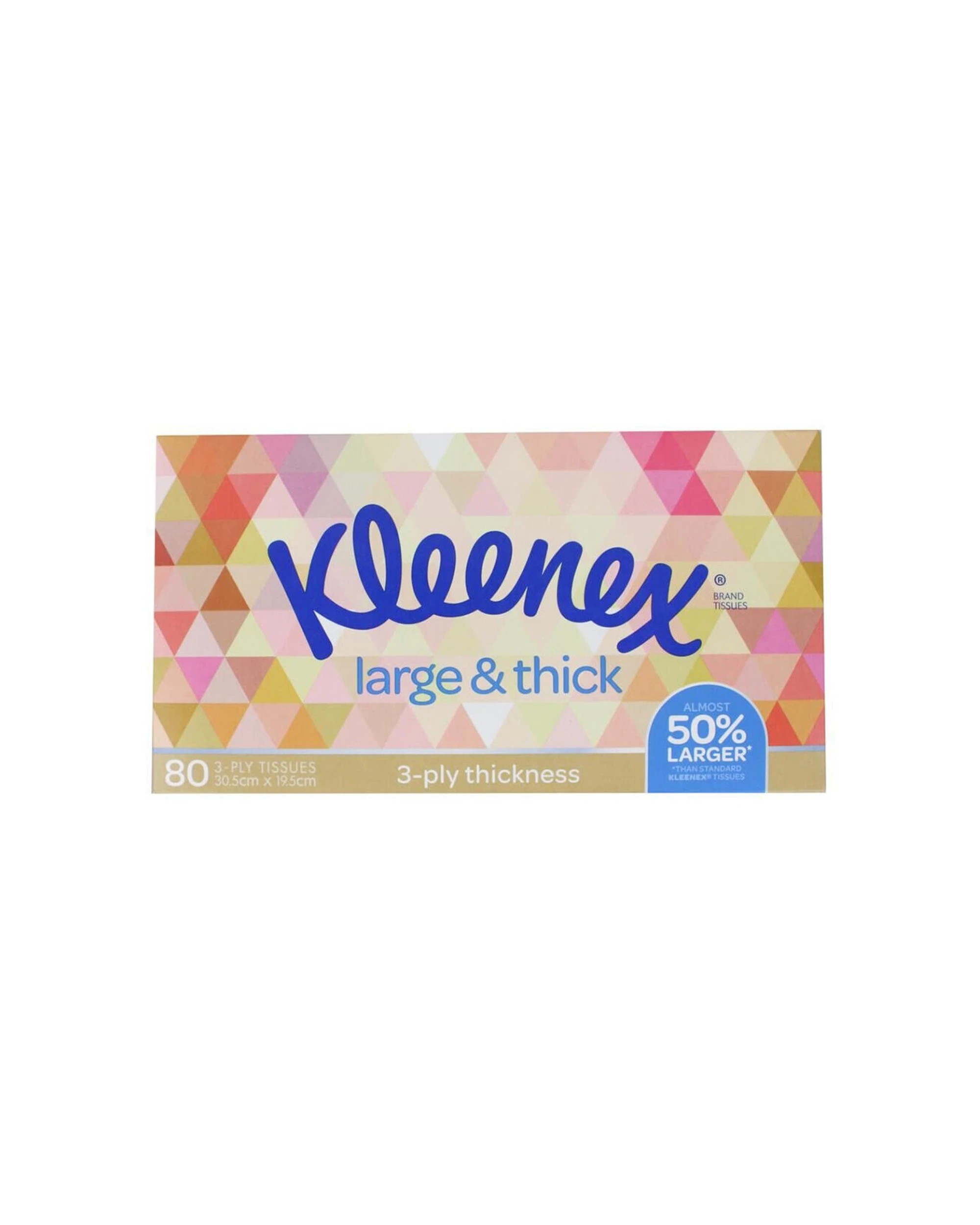 2 Kleenex 24PK 3-Ply Facial Tissues Large Thick Disposable - White, 2 of 3