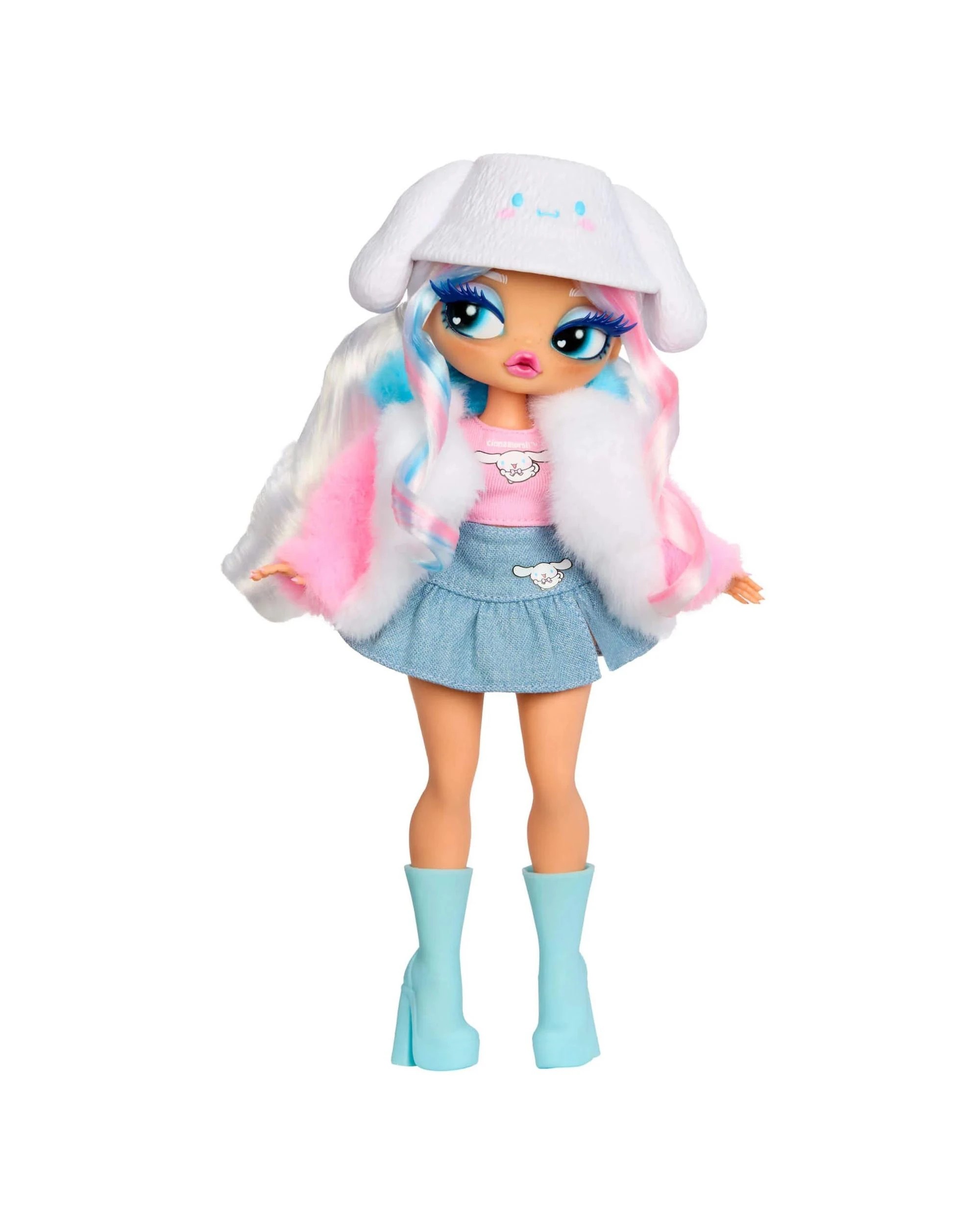 2 L.O.L. Surprise! O.M.G. Loves Sanrio Hello Kitty and Friends Cinnamoroll Doll, 2 of 3