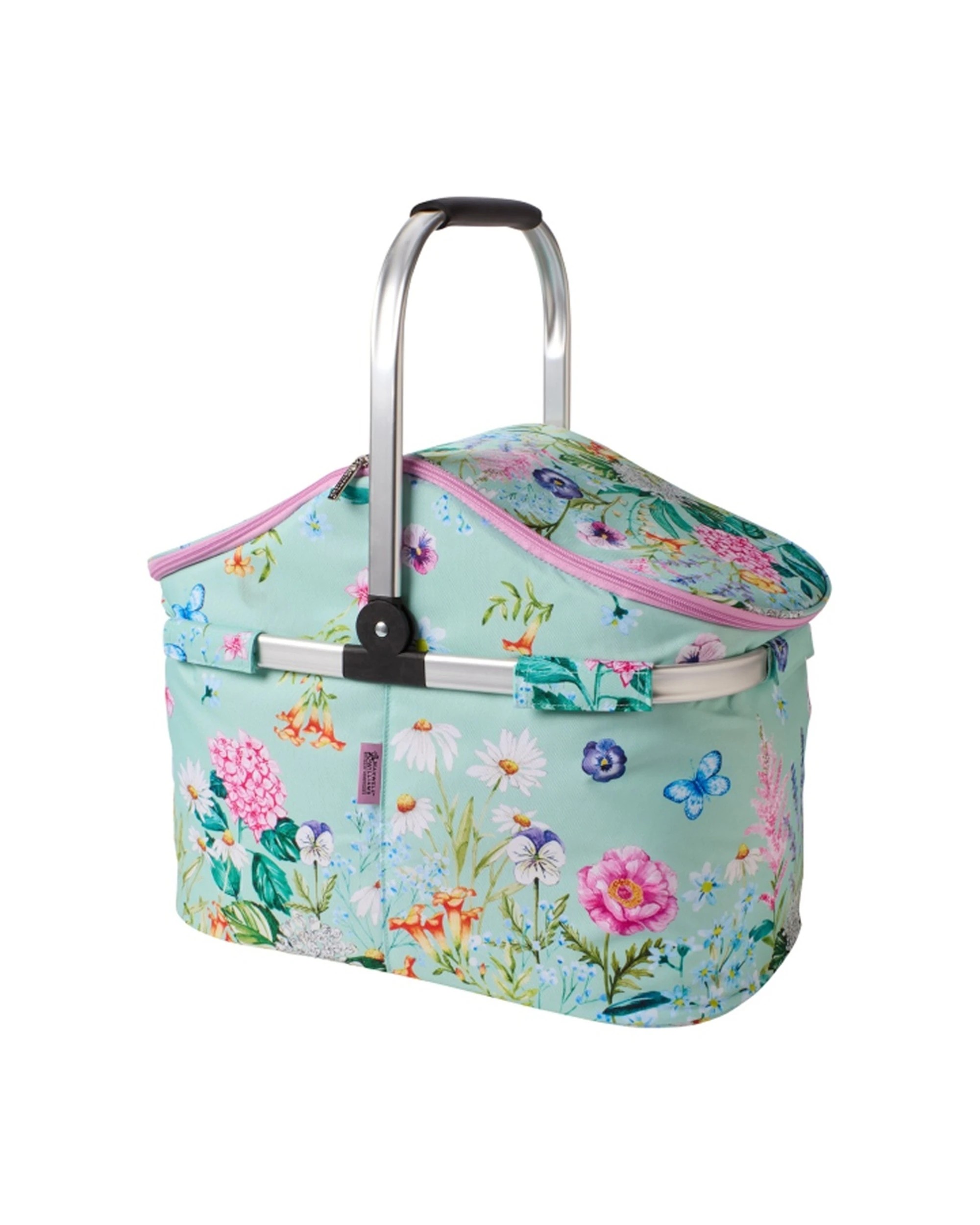 1 Maxwell And Williams Botanica Insulated Picnic Carry Basket 40L Recycled PET - Multi, 1 of 4