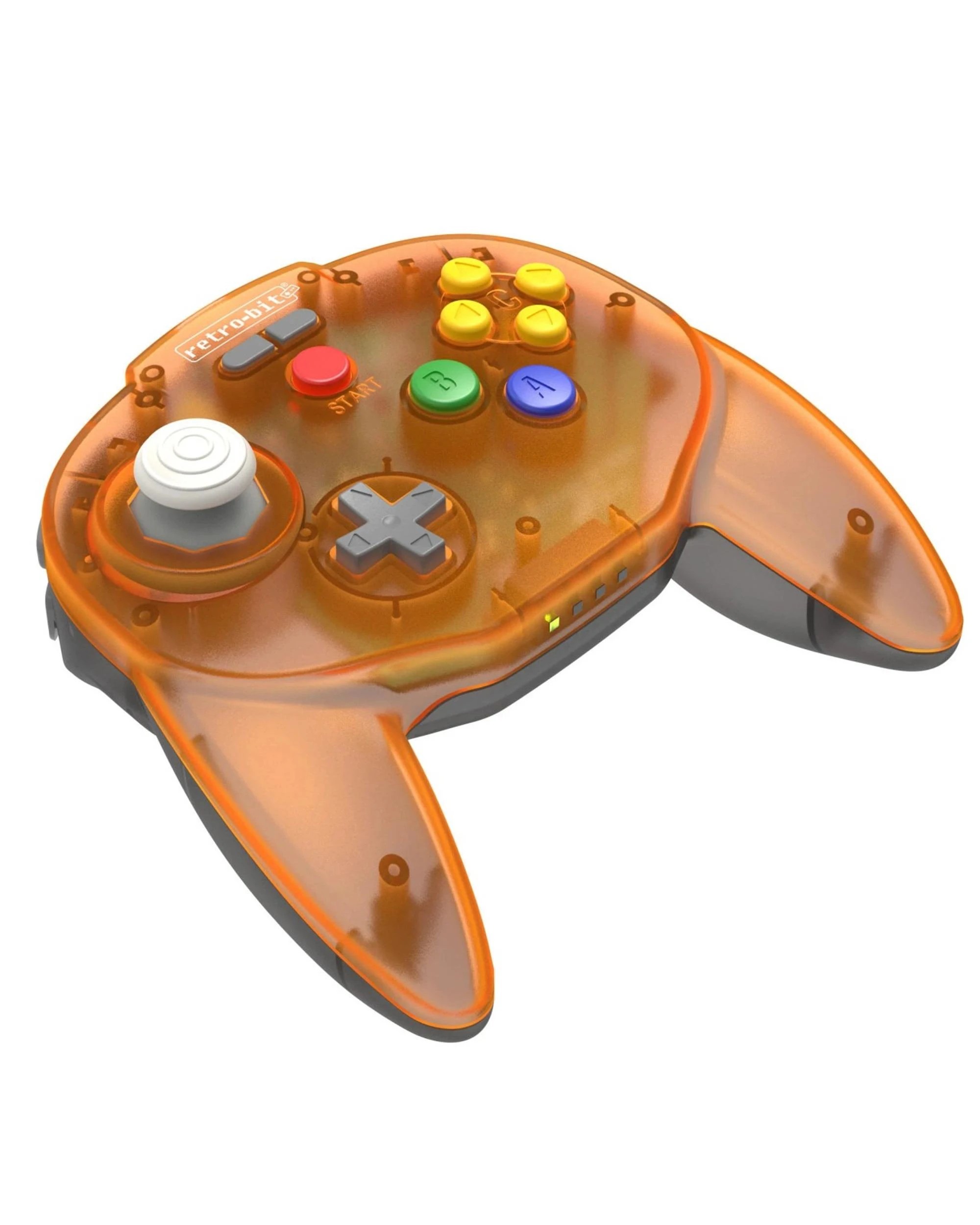 3 Retro-Bit Tribute64 N64 2.4GHz Wireless Controller - Orange Hawk - Orange, 3 of 9