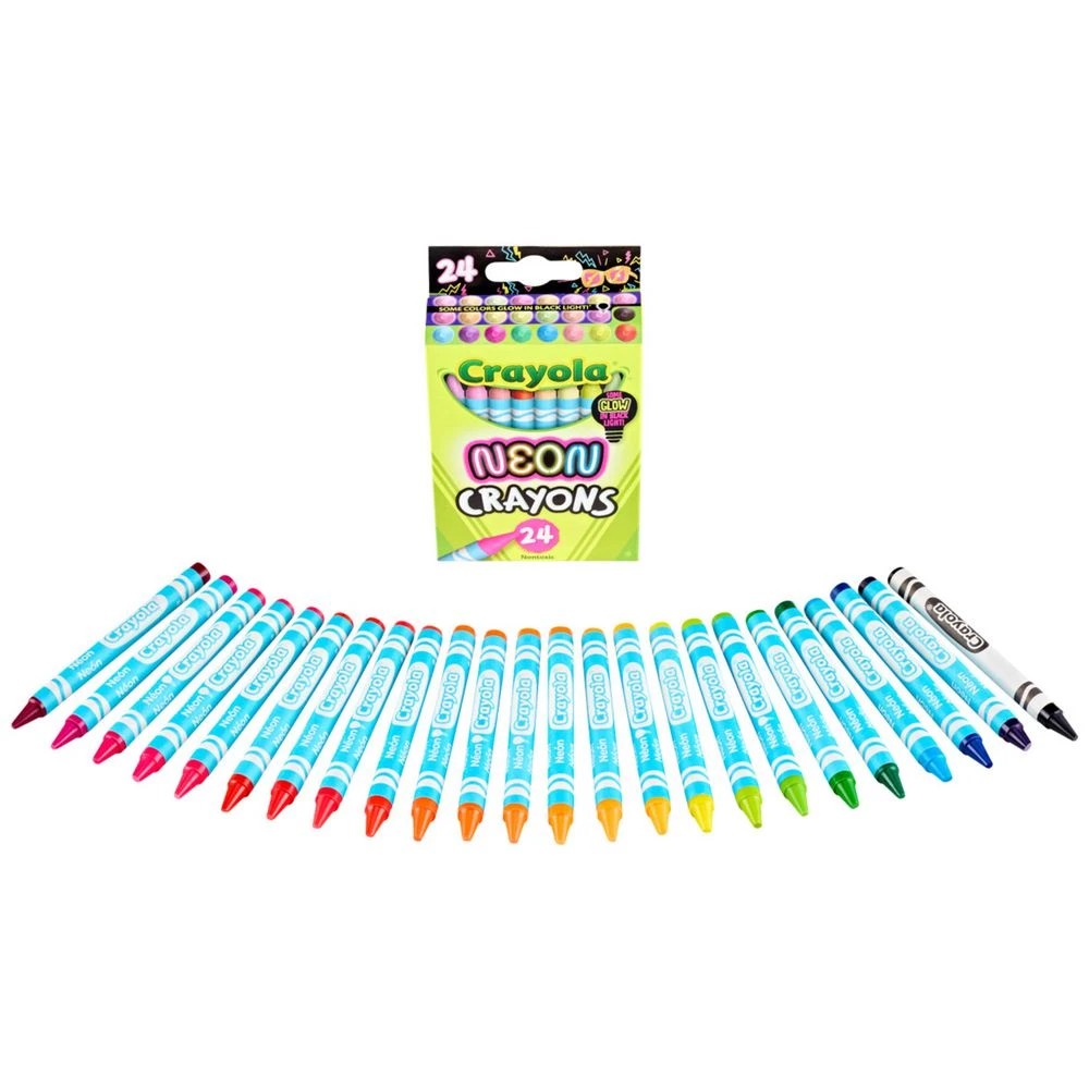2 Crayola Neon Crayons 24 Pack, 2 of 6