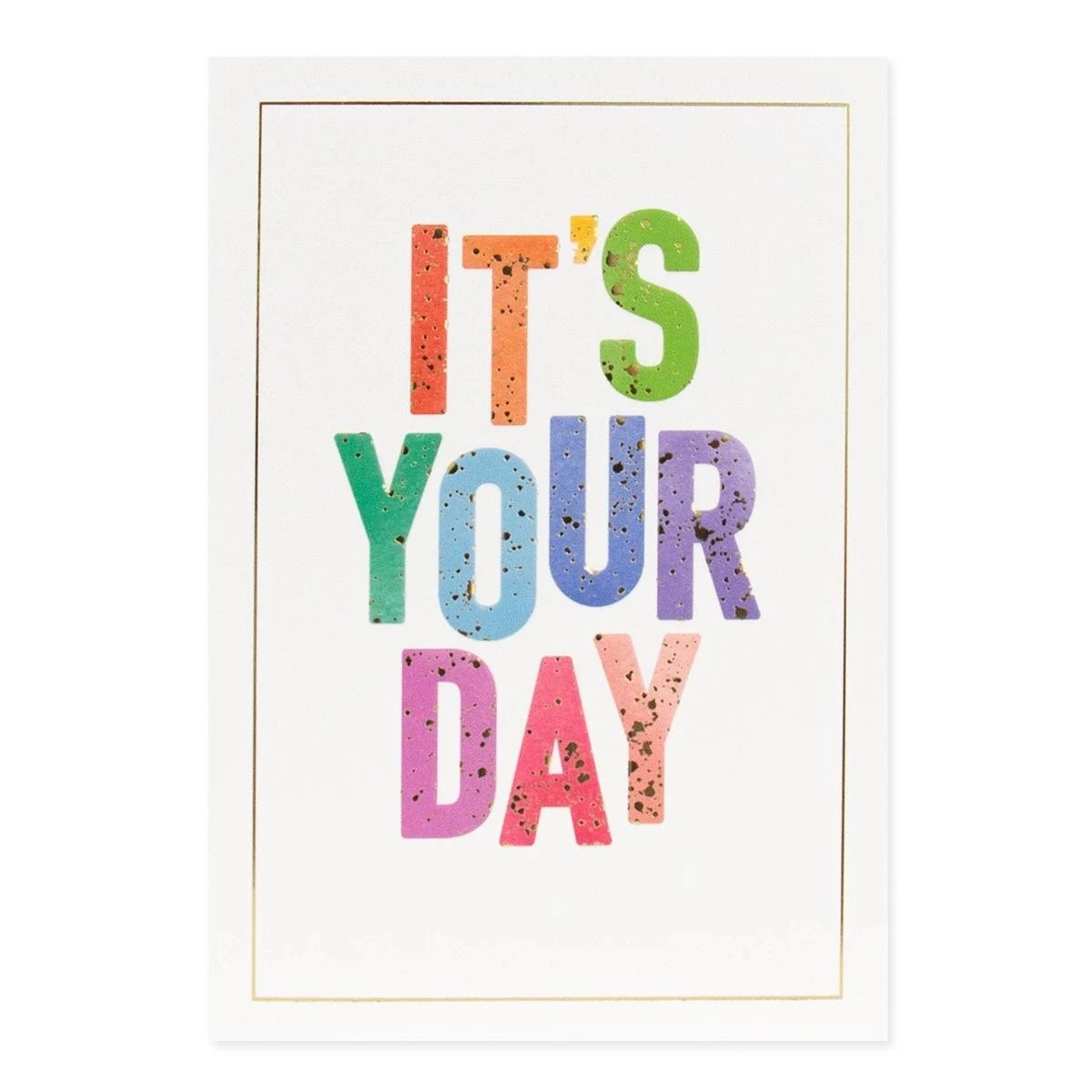 3 Connections from Hallmark Birthday Card - It's Your Day, 3 of 3