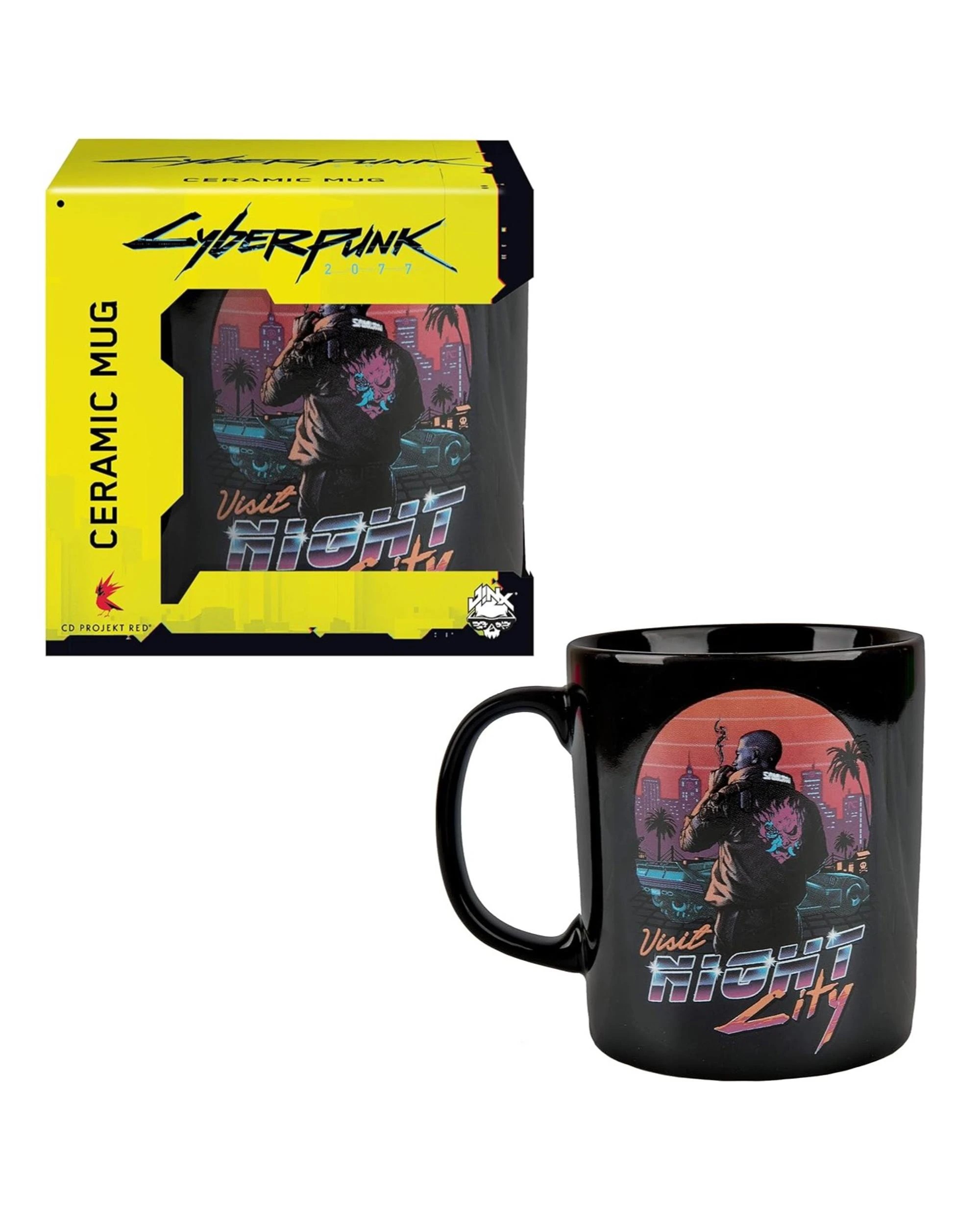 1 Cyberpunk 2077 Night City Sunset Mug, 1 of 5
