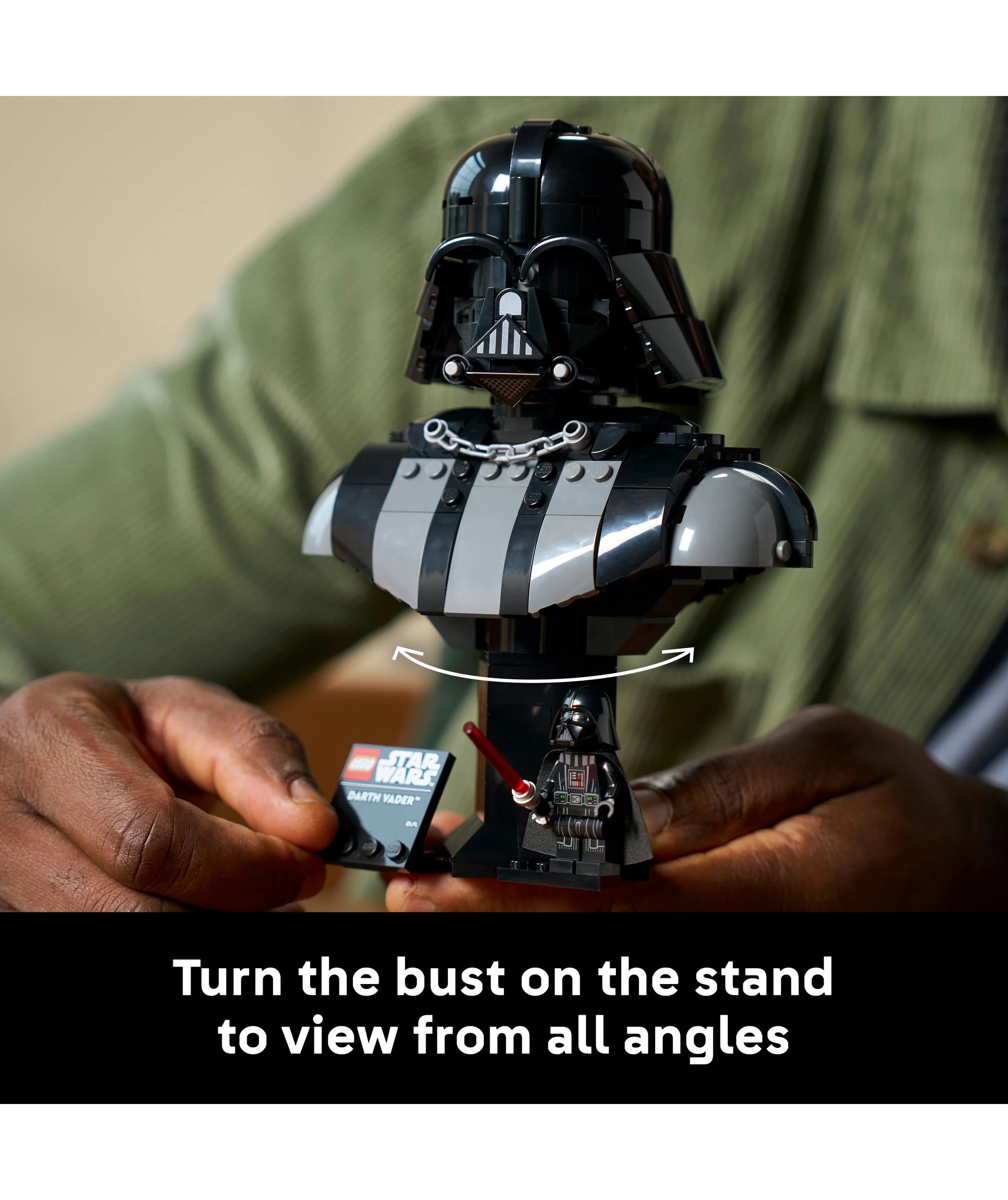 7 LEGO Star Wars Darth Vader Bust 75439, 7 of 10