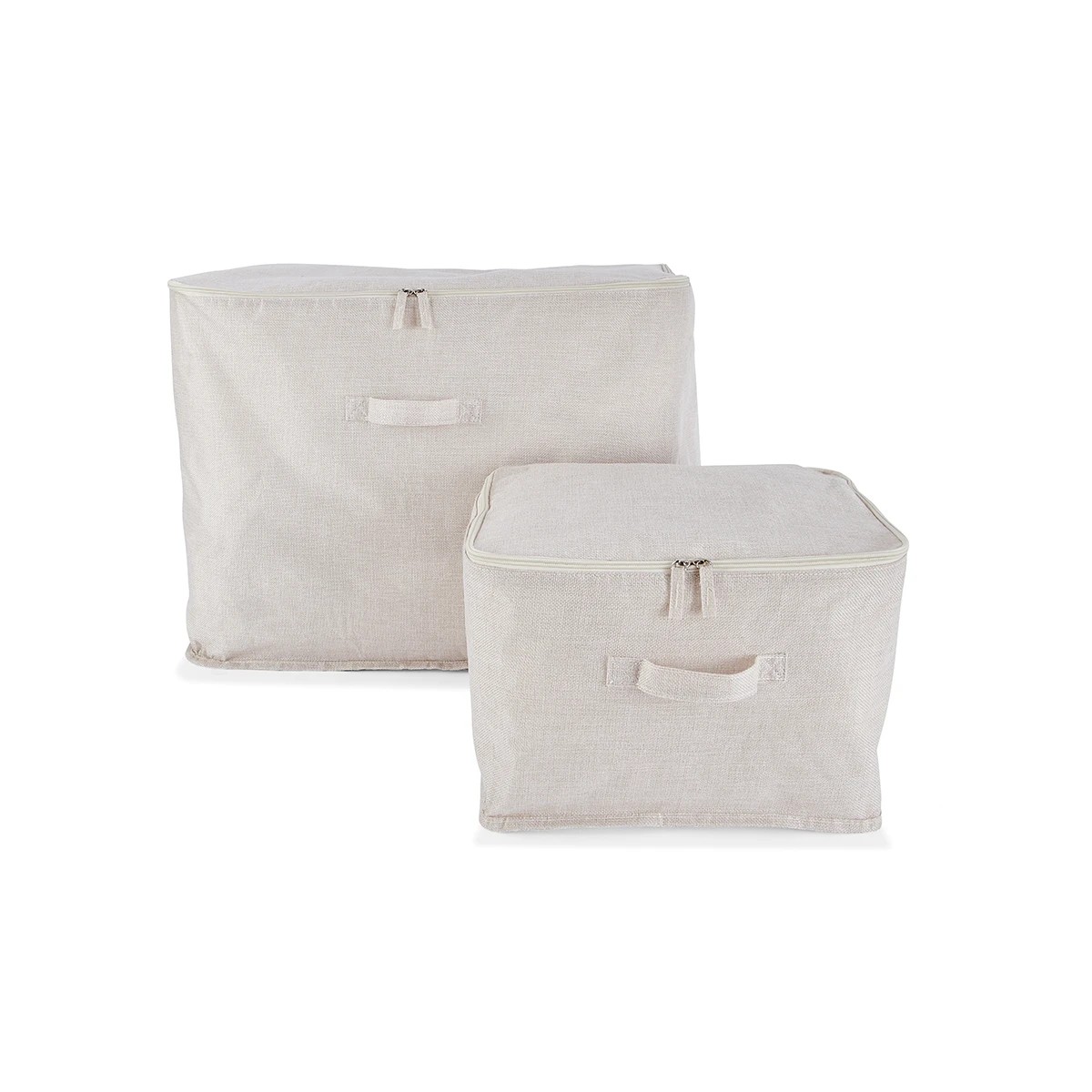 8 Linen Look Storage Bag - Extra Large, Beige, 8 of 8